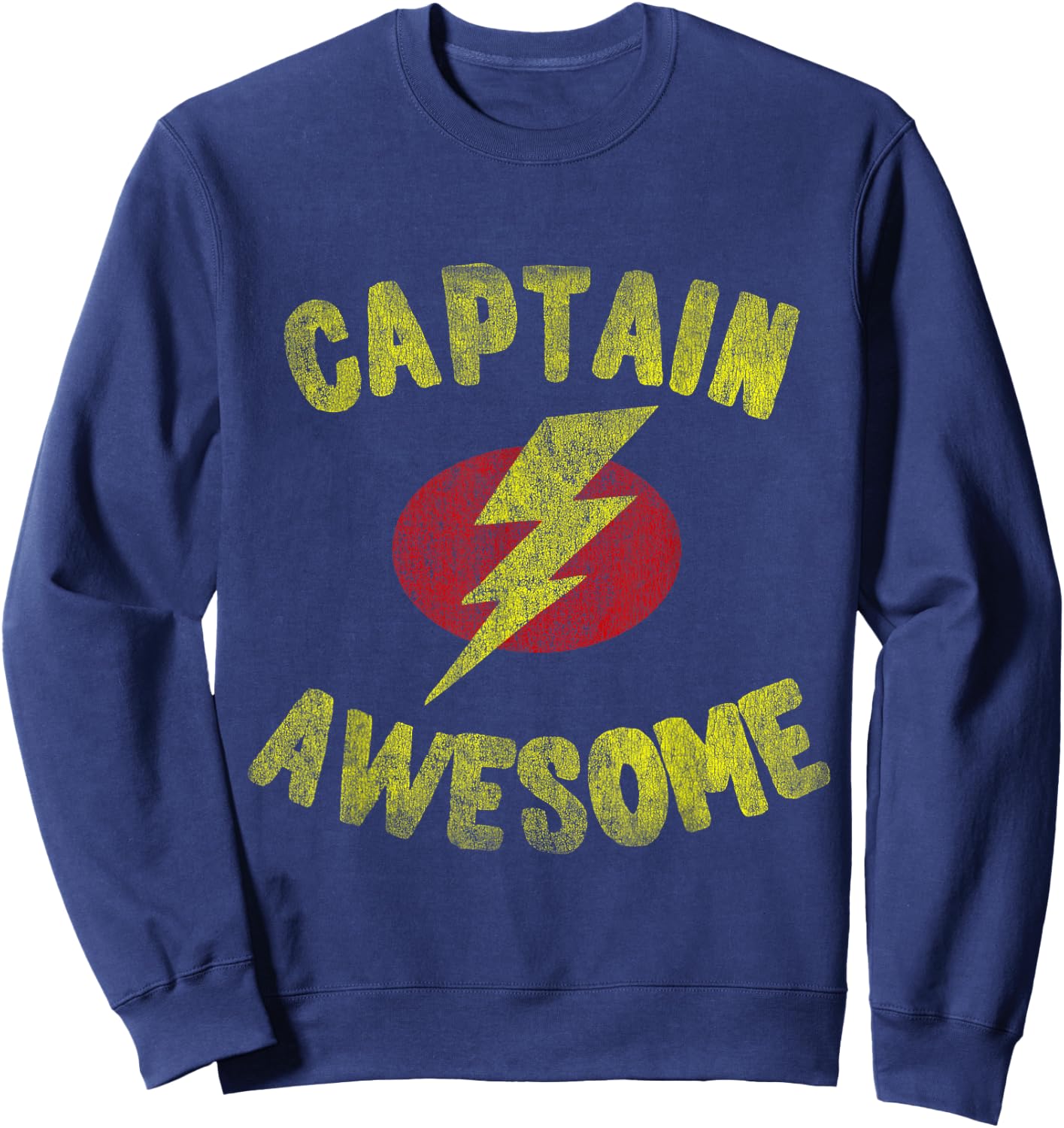 Retro Captain Awesome Sweatshirt - Sweatshirt | Navy