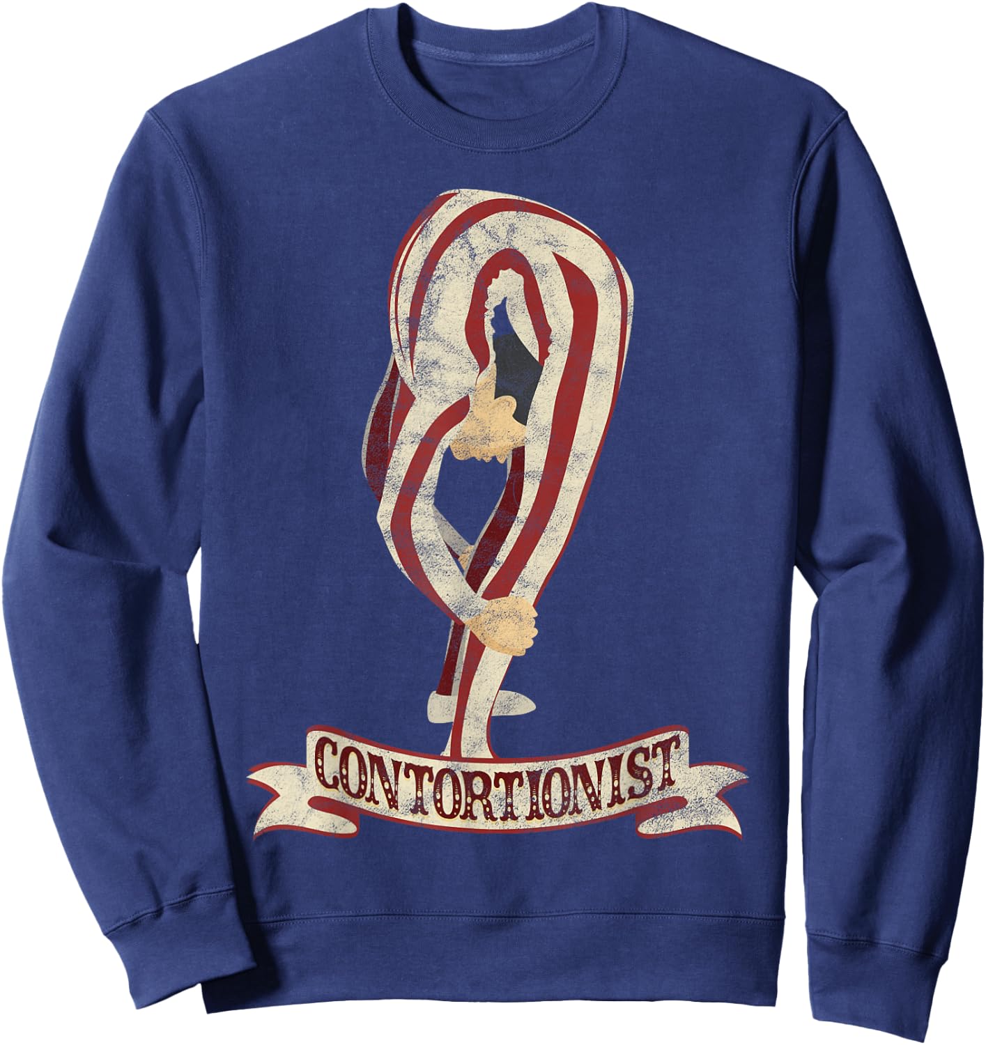 Contortionist Shirt - Circus Shirts - Circus Contotionist Sweatshirt - Sweatshirt | Navy