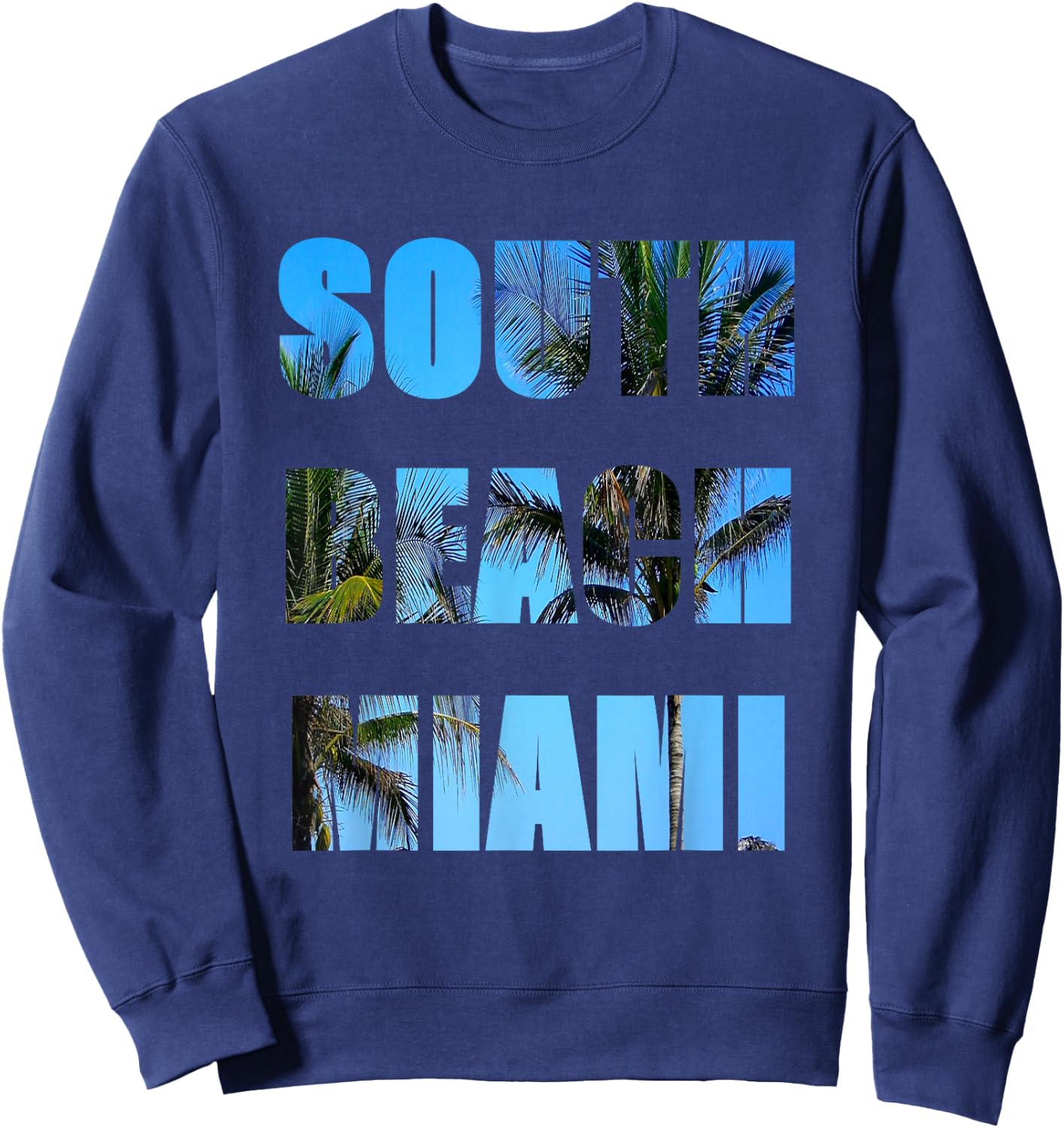 South Beach Miami Sweatshirt - Sweatshirt | Navy