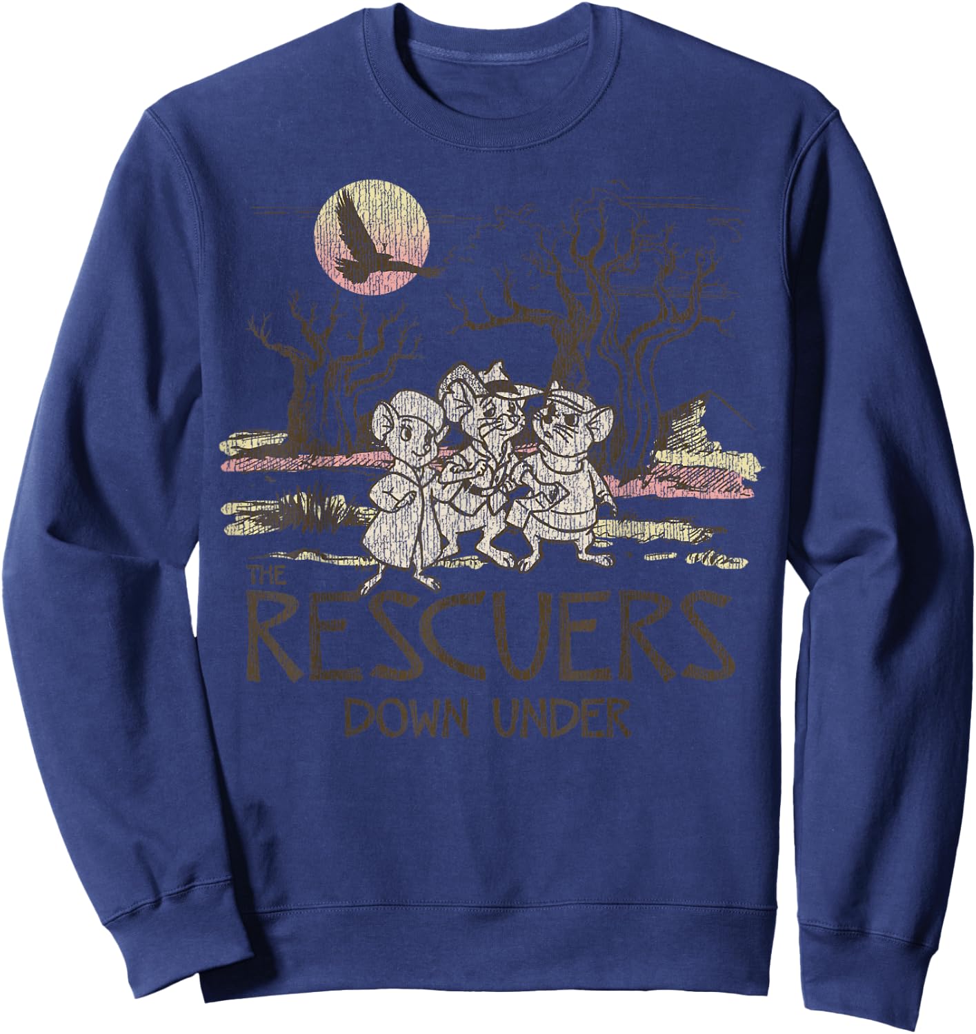 Disney Rescuers Down Under Adventure Mice Sweatshirt - Sweatshirt | Navy