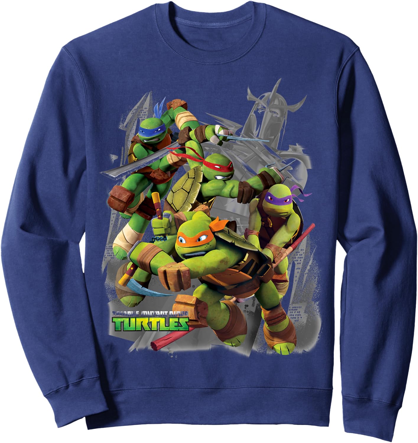 Teenage Mutant Ninja Turtles Versus Shredder Sweatshirt - Sweatshirt | Navy