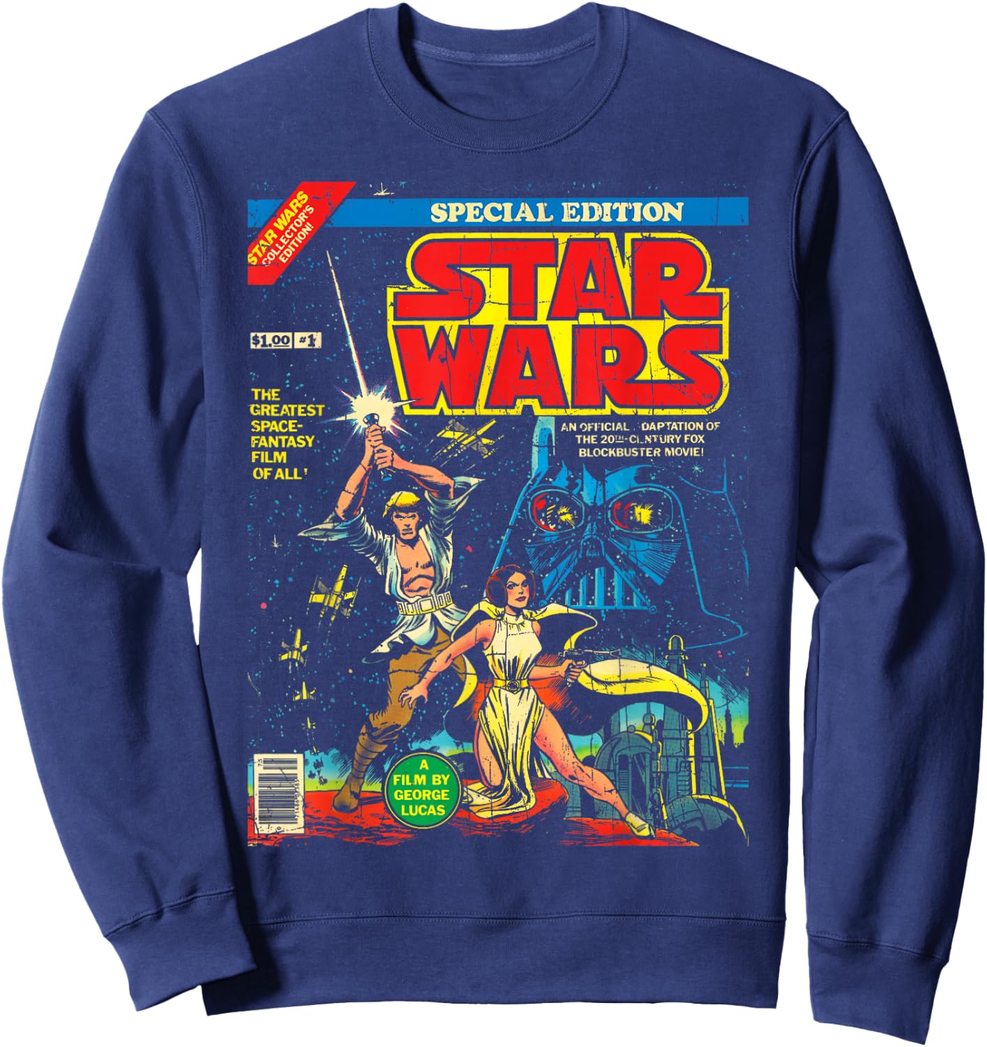 Star Wars Special Edition Comic Book Sweatshirt - Sweatshirt | Navy