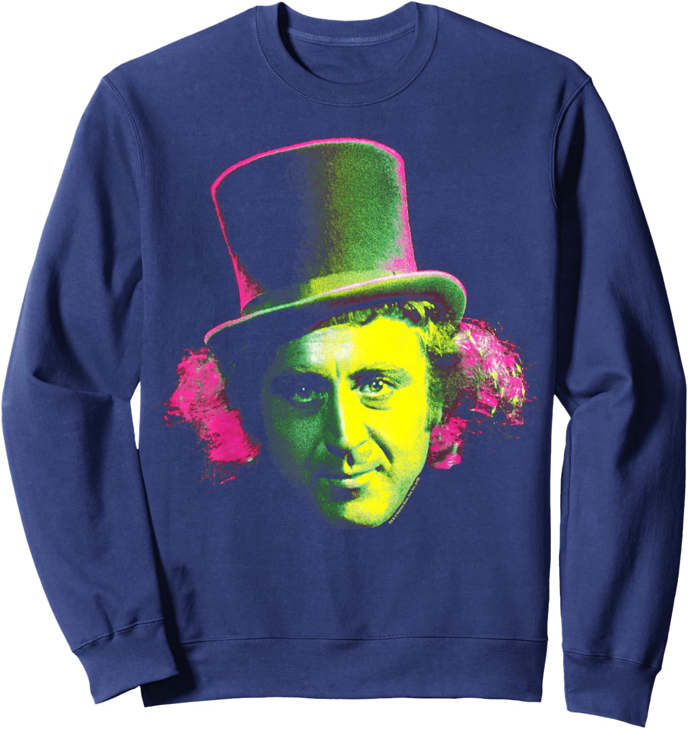 Willy Wonka Face Sweatshirt - Sweatshirt | Navy