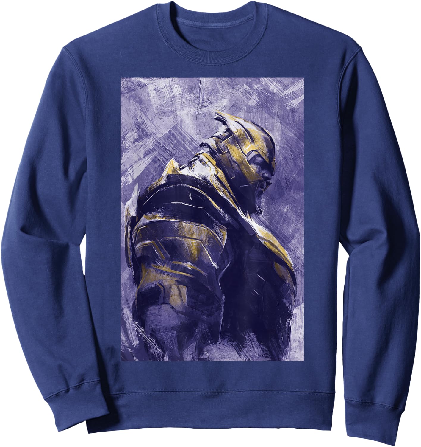 Marvel Avengers Endgame Thanos Painting Graphic Sweatshirt - Sweatshirt | Navy