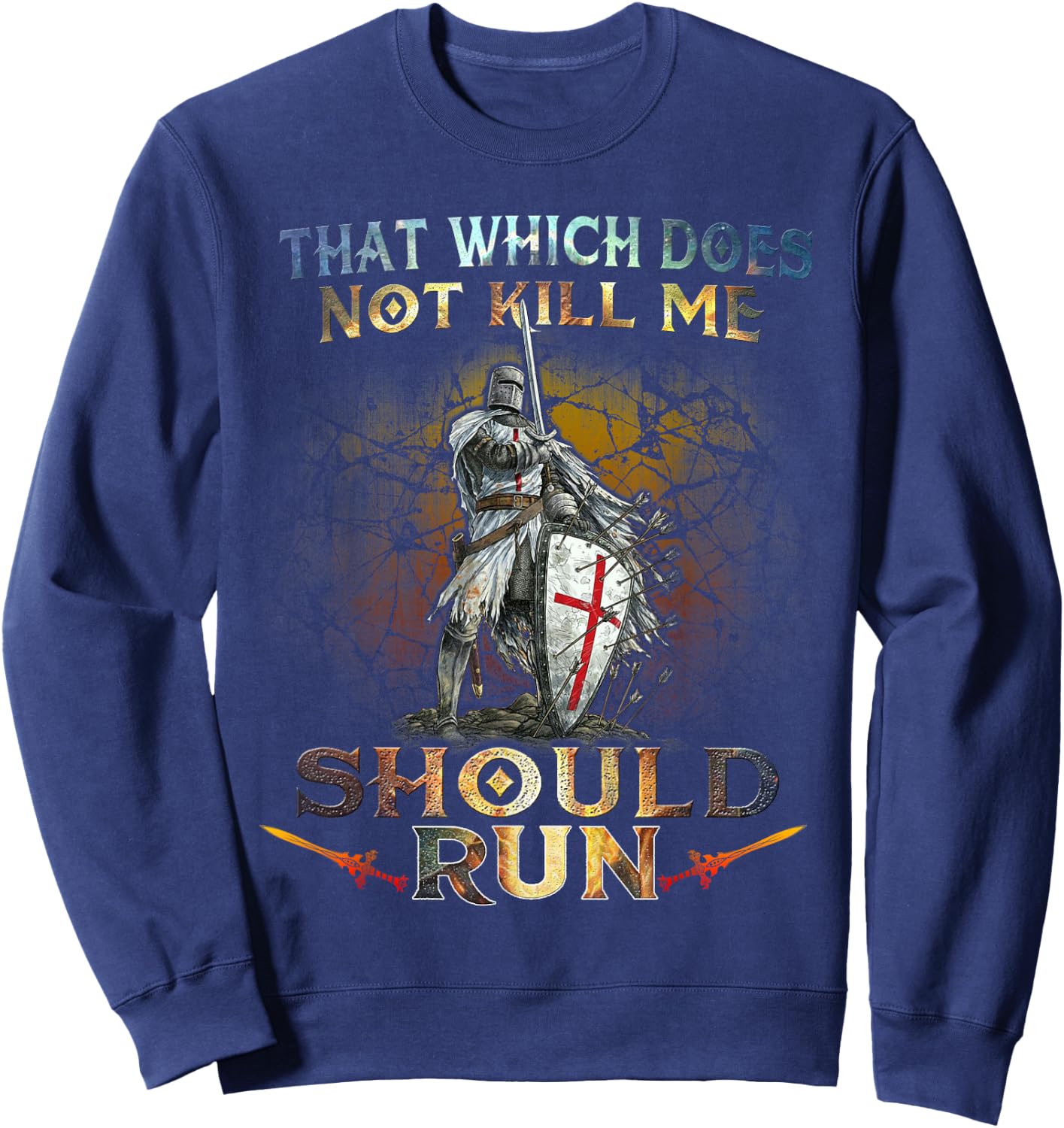 Knight Templar - That Which Does Not Kill Me Sweatshirt - Sweatshirt | Navy