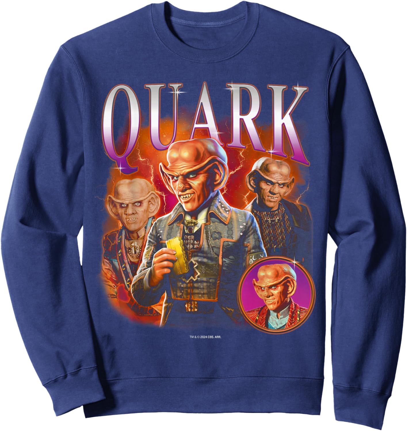 Star Trek: Deep Space Nine Quark Heartthrob Sweatshirt - Sweatshirt | Navy