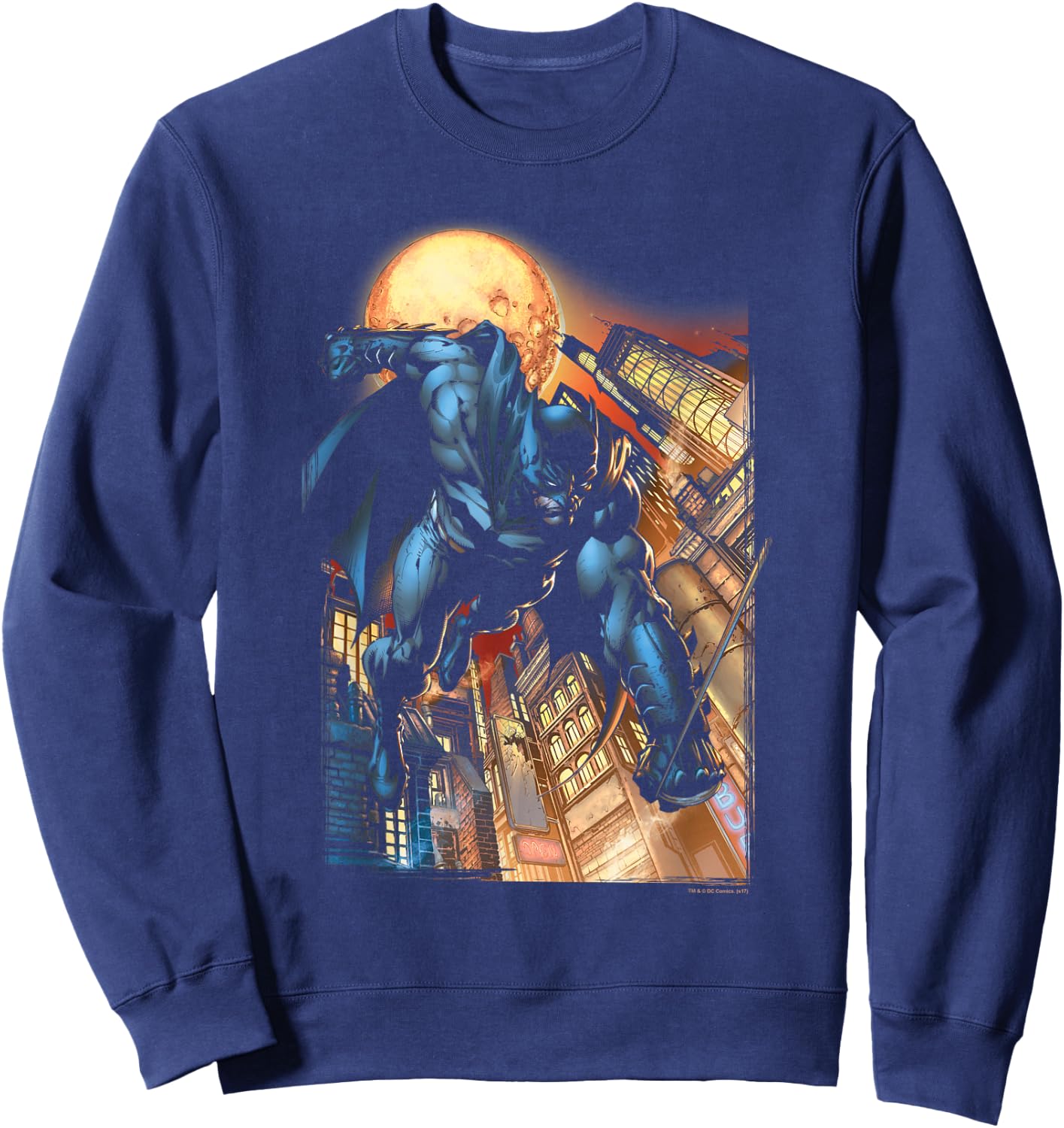 Batman The Dark Knight #1 T Shirt Sweatshirt - Sweatshirt | Navy