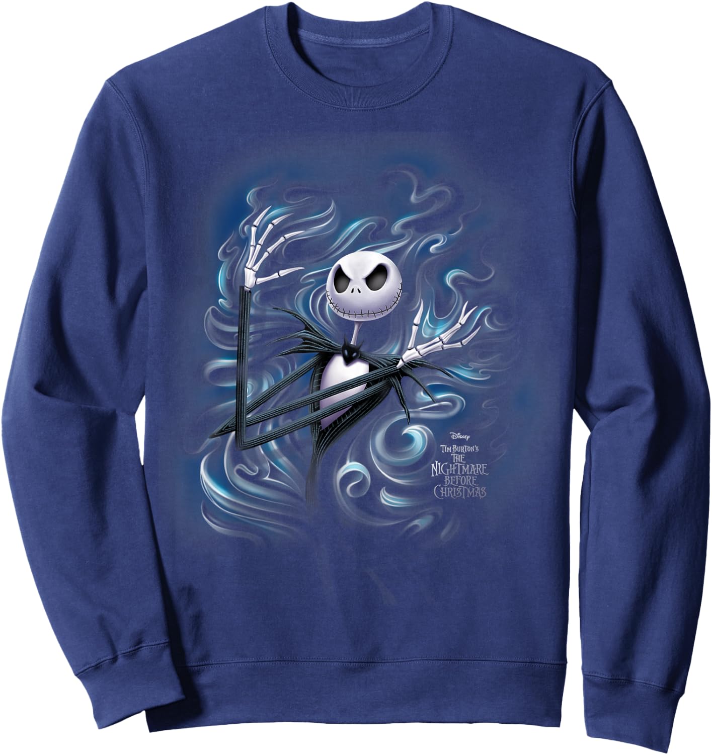 Disney - Nightmare Before Christmas Jack Fog Sweatshirt - Sweatshirt | Navy