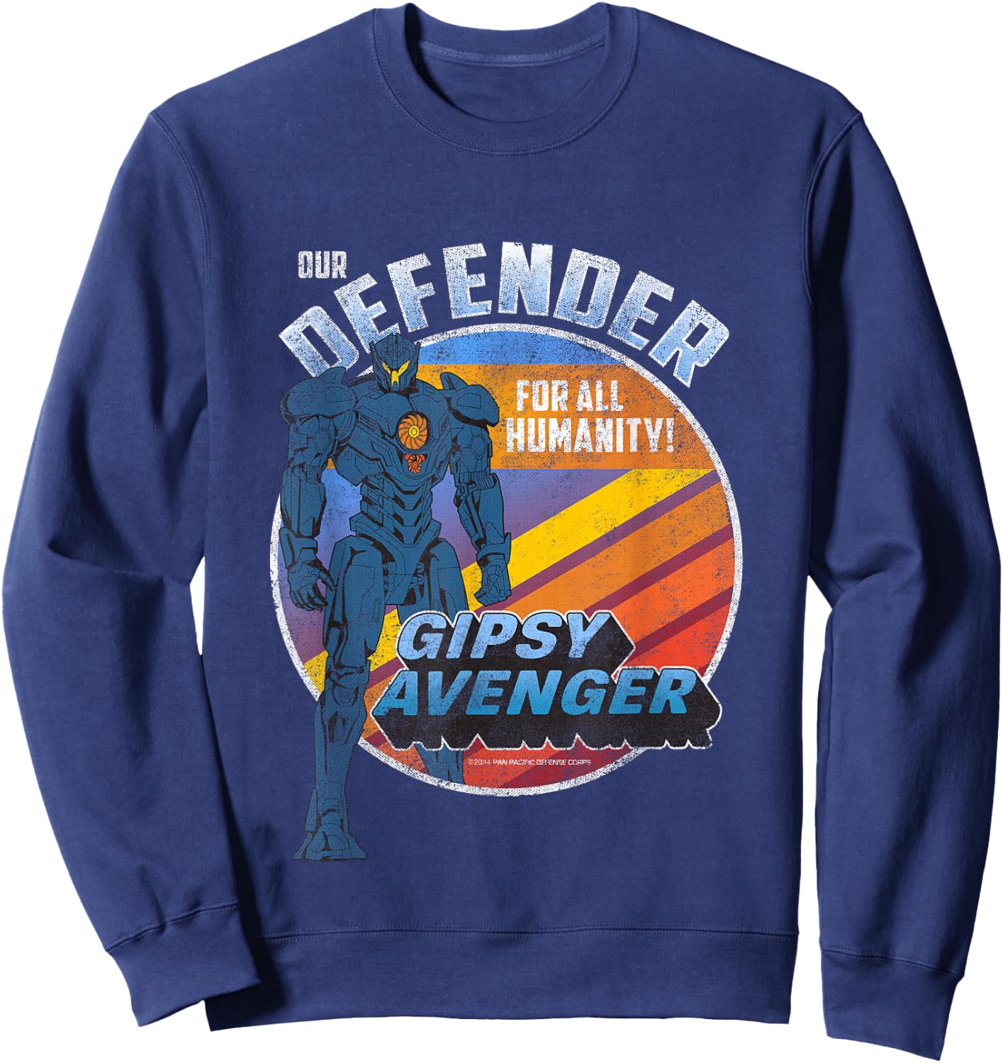 Gipsy Avenger Retro Sweatshirt - Sweatshirt | Navy