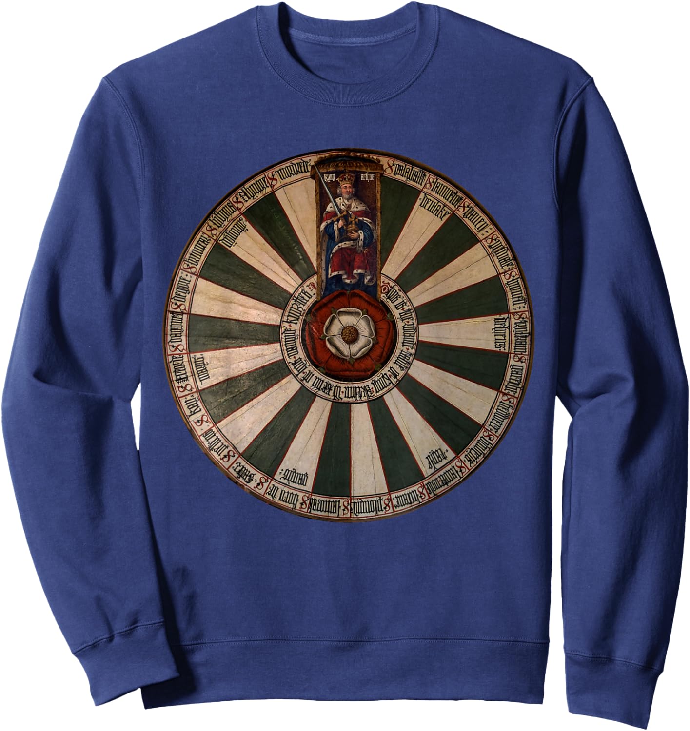 Knight's of the Round Table King Arthur Lancelot Sweatshirt - Sweatshirt | Navy