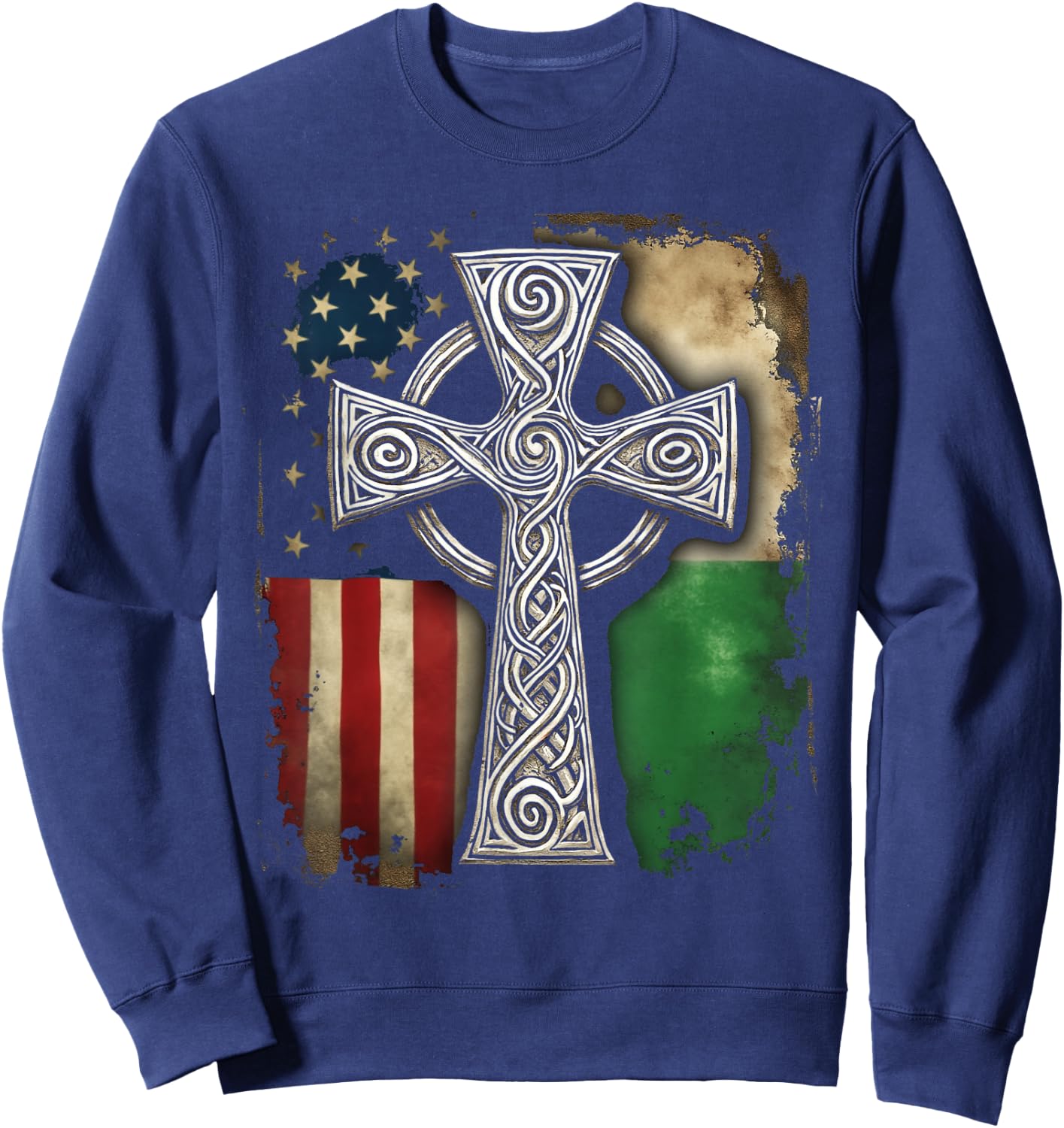 Celtic Cross Sweatshirt - Sweatshirt | Navy