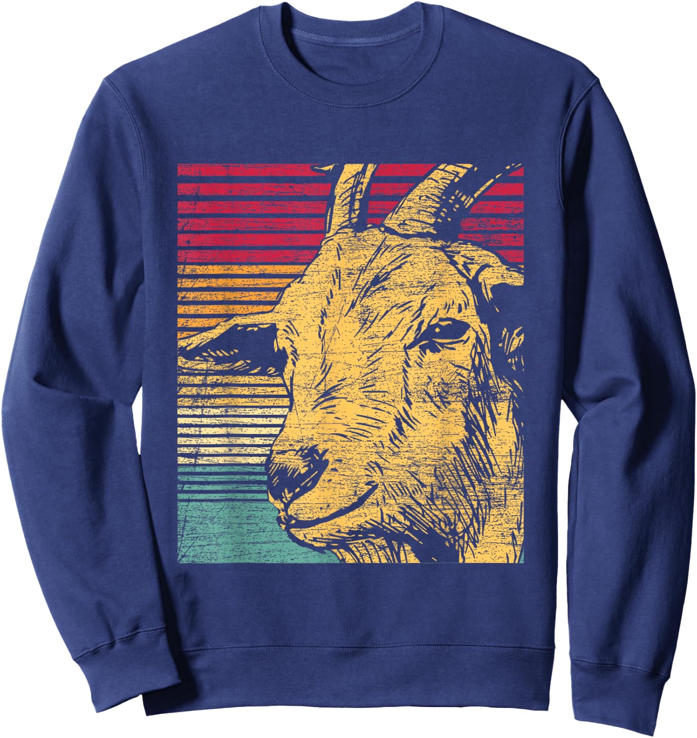 Retro Goat Sweatshirt - Sweatshirt | Navy