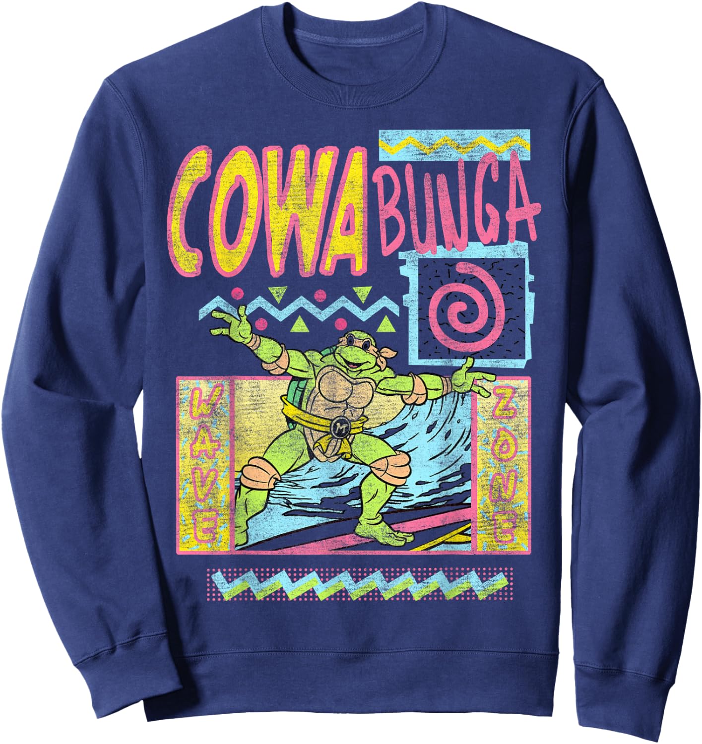 Teenage Mutant Ninja Turtles Retro Surfin' Sweatshirt - Sweatshirt | Navy
