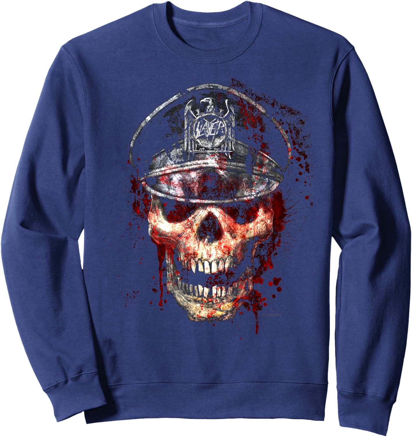 Slayer Eagle Crest Sweatshirt - Sweatshirt | Navy