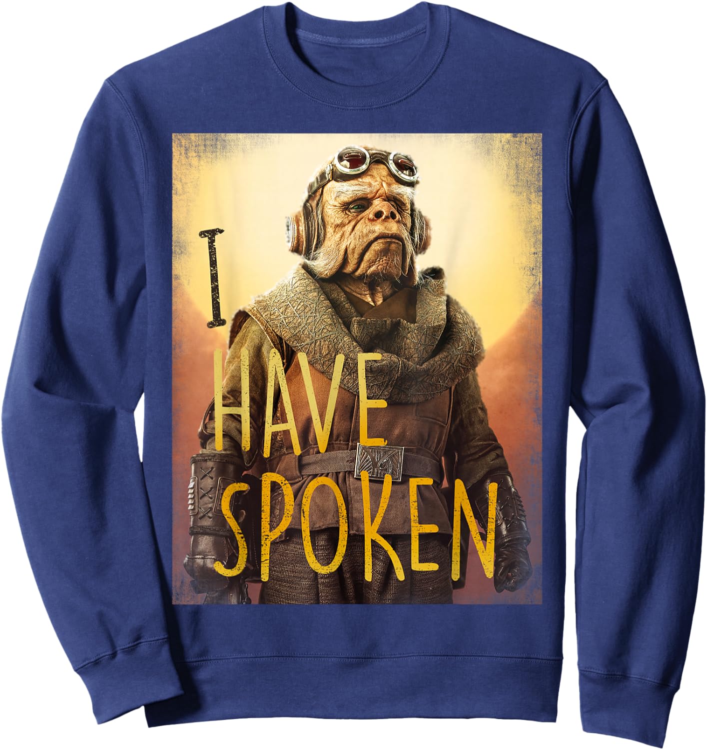 Star Wars The Mandalorian Kuiil I Have Spoken Sweatshirt - Sweatshirt | Navy
