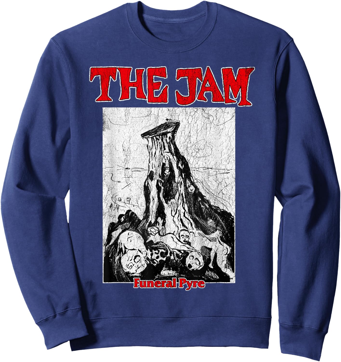 The Jam Official Funeral Pyre Sweatshirt - Sweatshirt | Navy