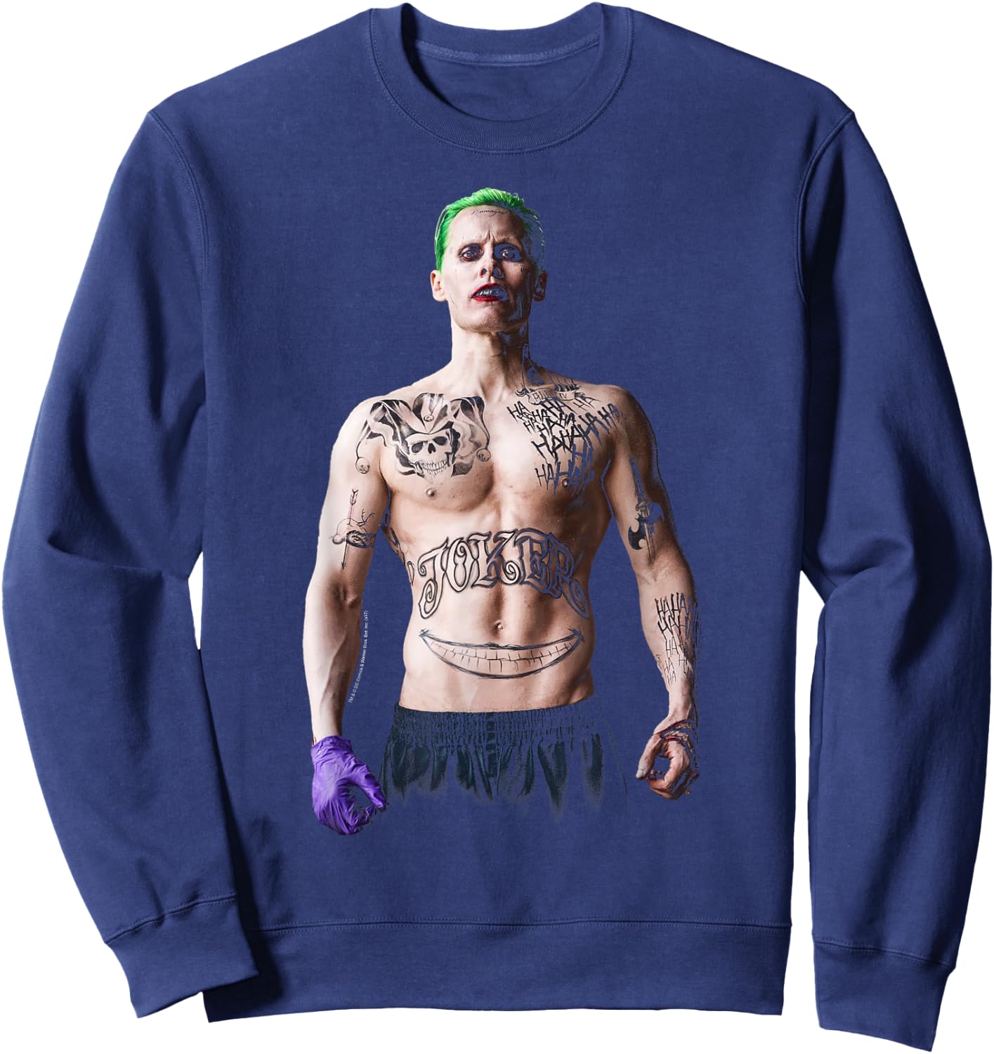 Suicide Squad Joker Stance Black Sweatshirt - Sweatshirt | Navy