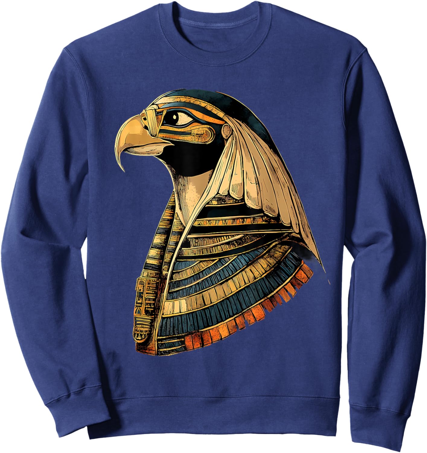 Ancient Egypt Falcon Egyptology Egyptian God Egypt Mythology Sweatshirt - Sweatshirt | Navy