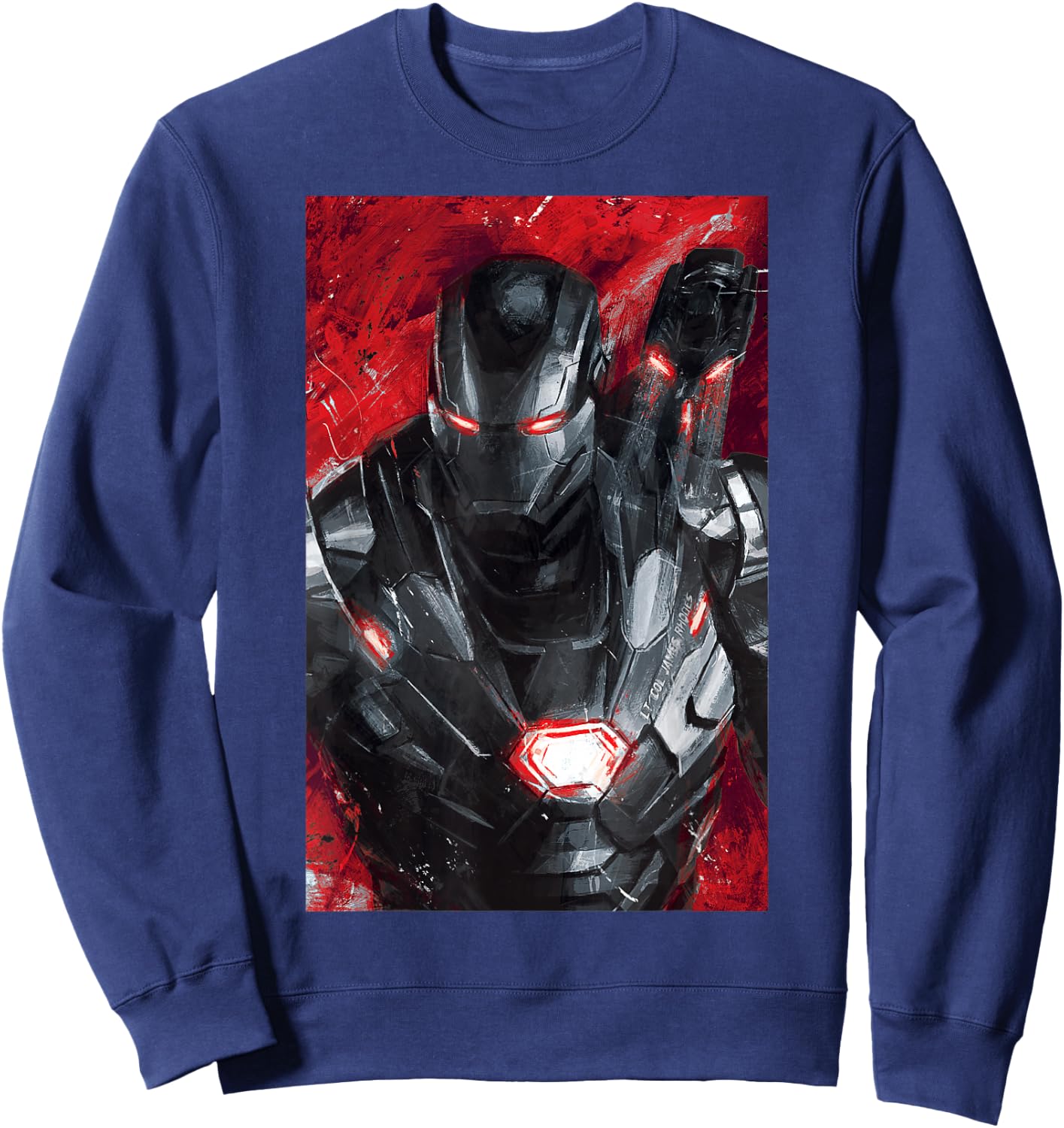 Marvel Avengers Endgame War Machine Painting Graphic Sweatshirt - Sweatshirt | Navy