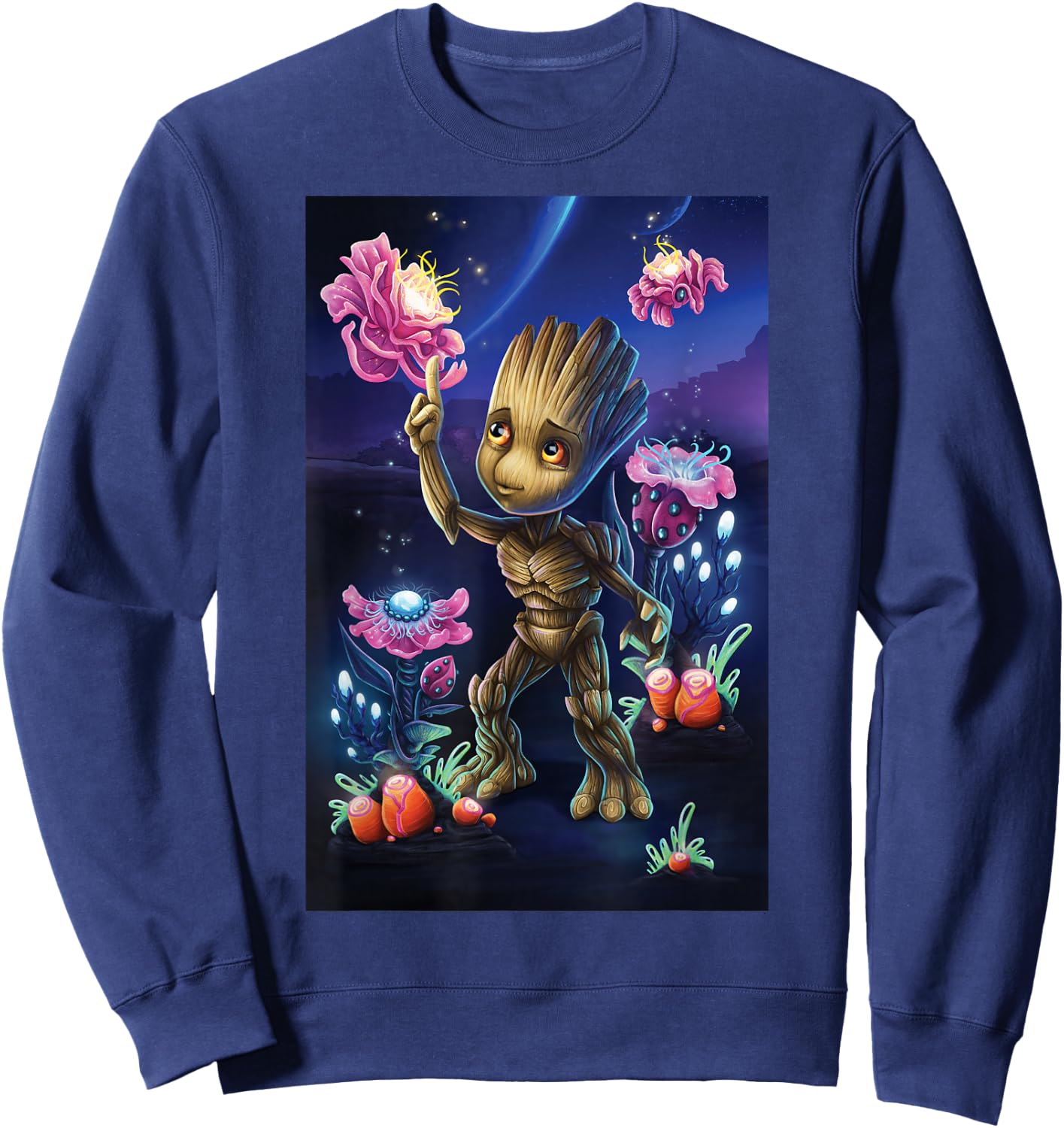 Marvel Guardians of The Galaxy Groot Plants Sweatshirt - Sweatshirt | Navy