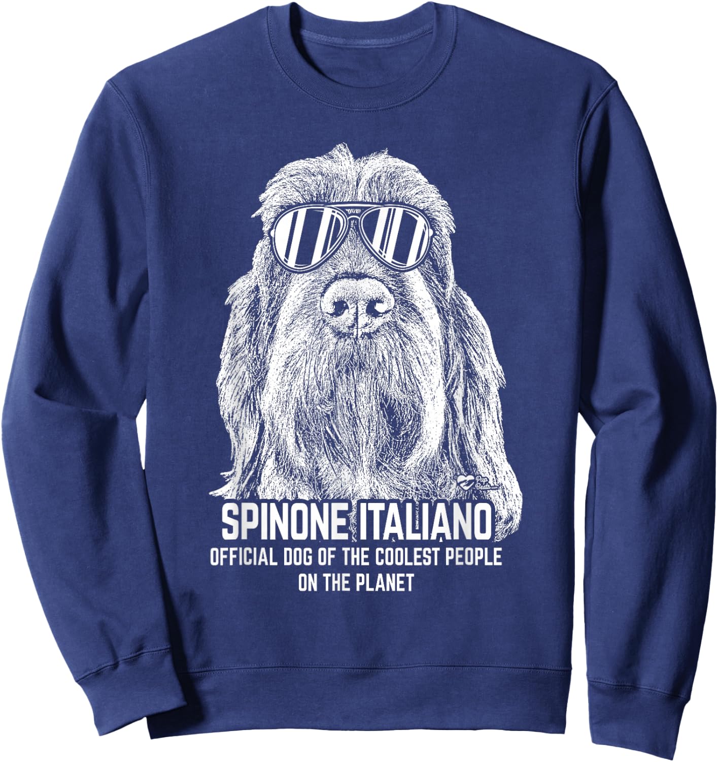 Italian Spinone Official Dog of the Coolest Sweatshirt - Sweatshirt | Navy