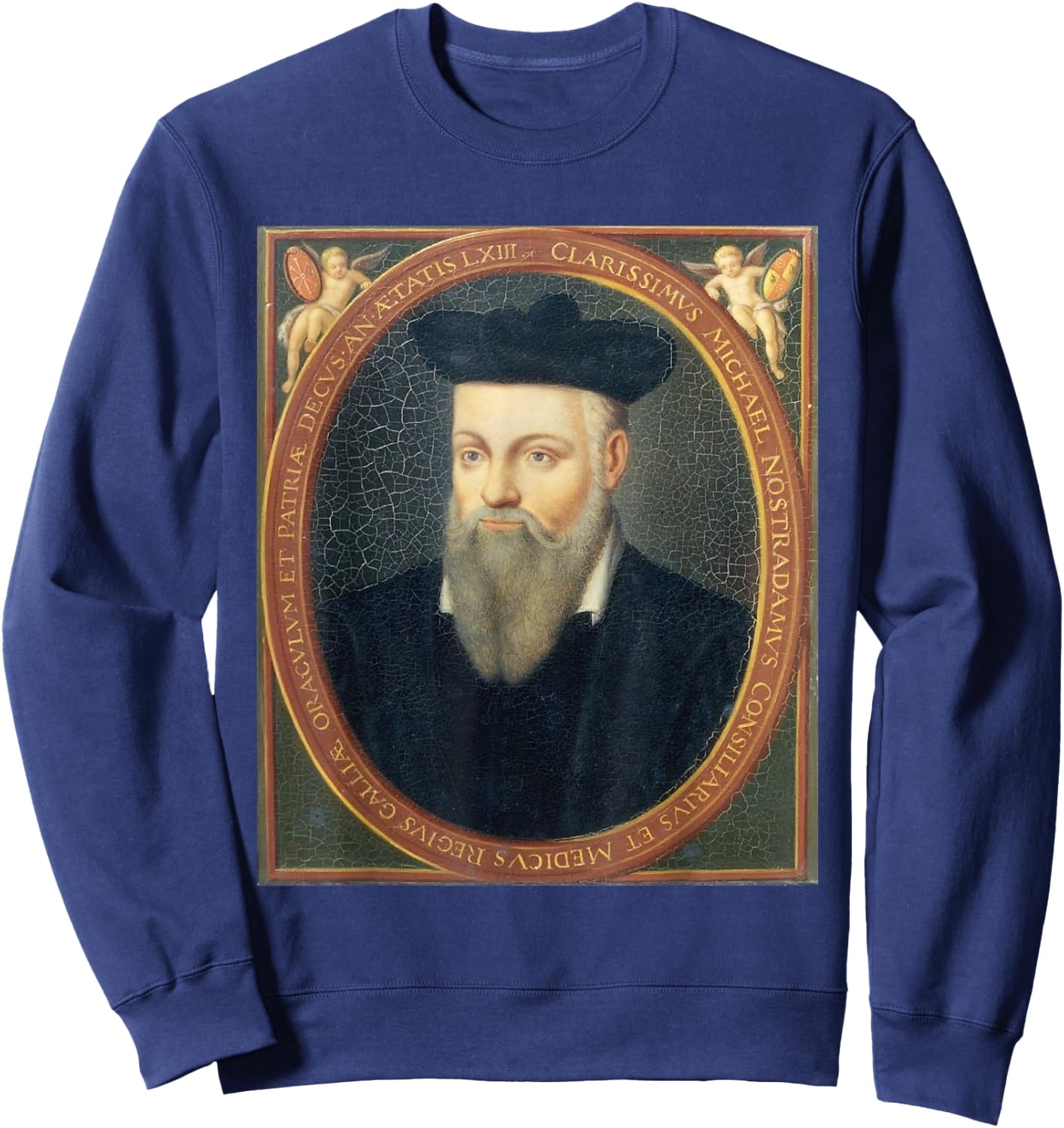 Nostradamus Nostradamus Seer Predictions Sweatshirt - Sweatshirt | Navy