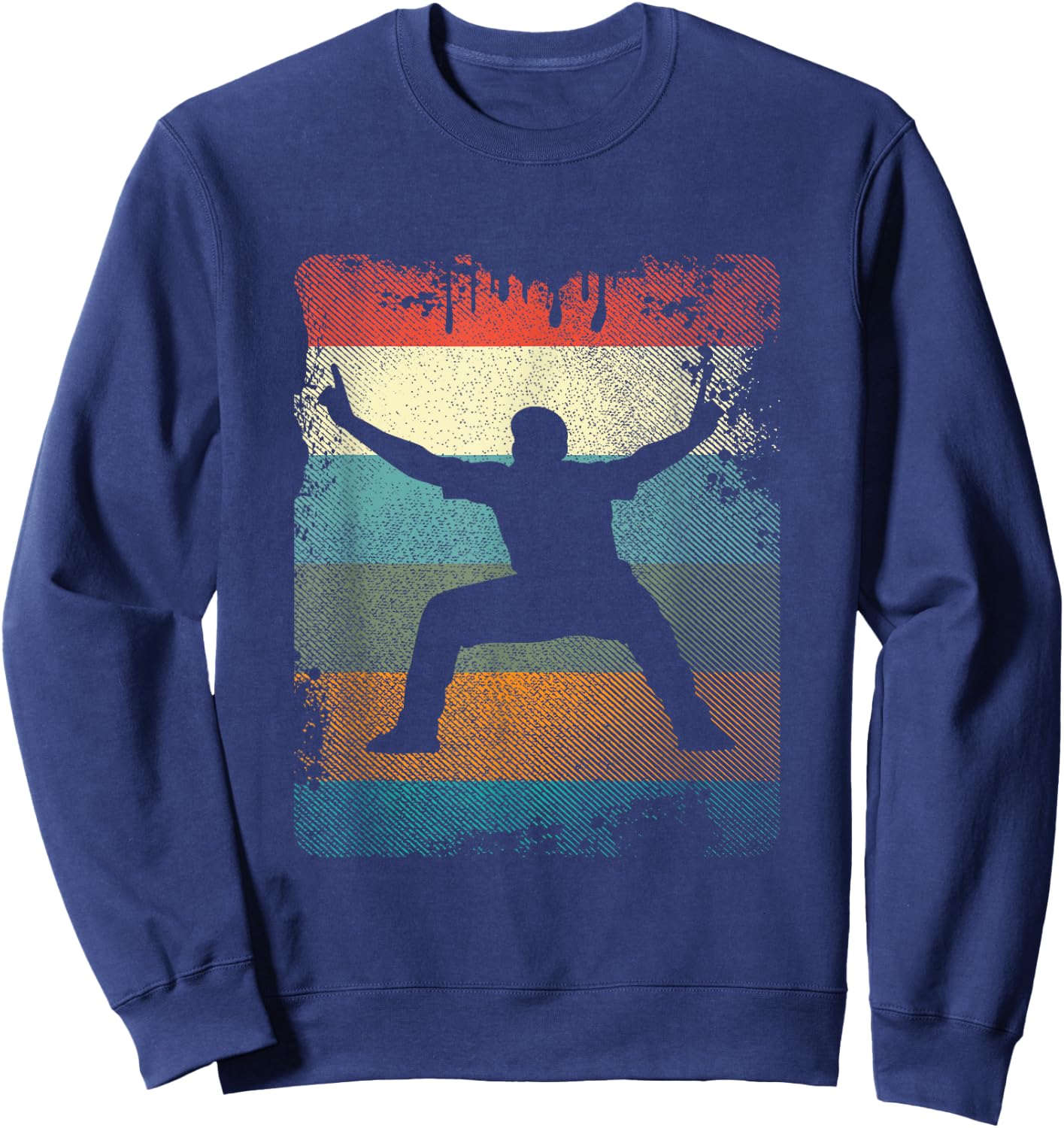 Vintage Baseball Umpire Retro Baseball Fan Shirt Gift Sweatshirt - Sweatshirt | Navy