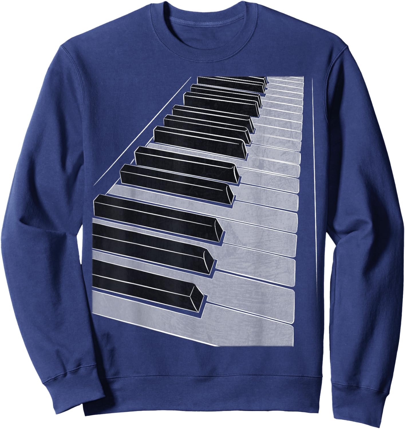 Piano Keyboard Sweatshirt - Sweatshirt | Navy