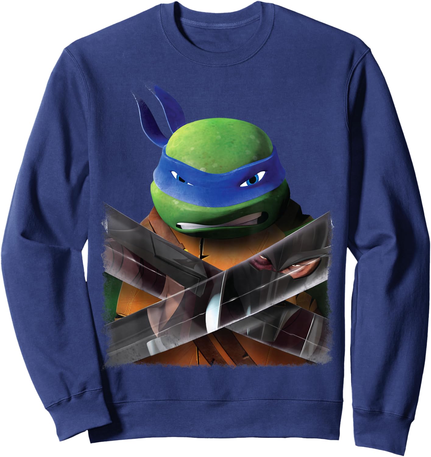 Teenage Mutant Ninja Turtles Leonardo Vs. Shredder Sweatshirt - Sweatshirt | Navy