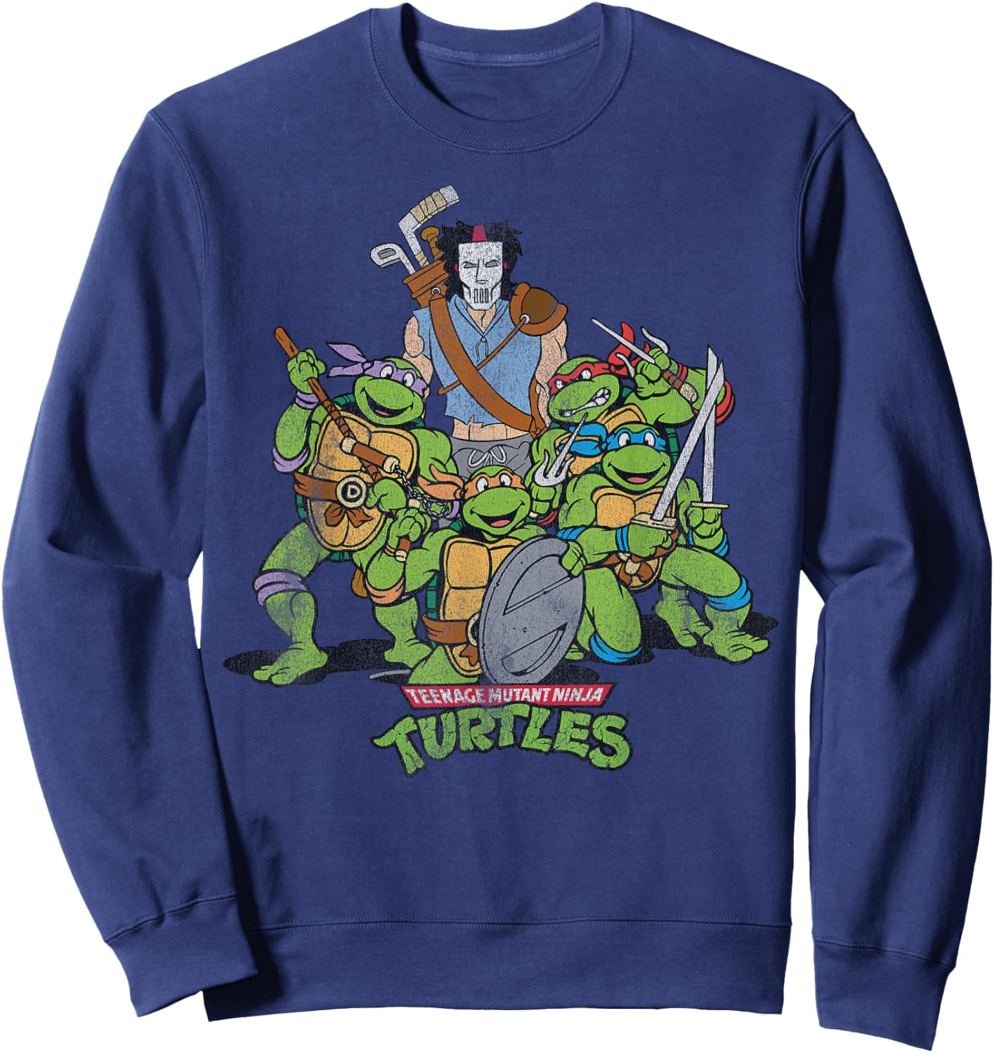 Teenage Mutant Ninja Turtles - and Casey Jones Sweatshirt - Sweatshirt | Navy