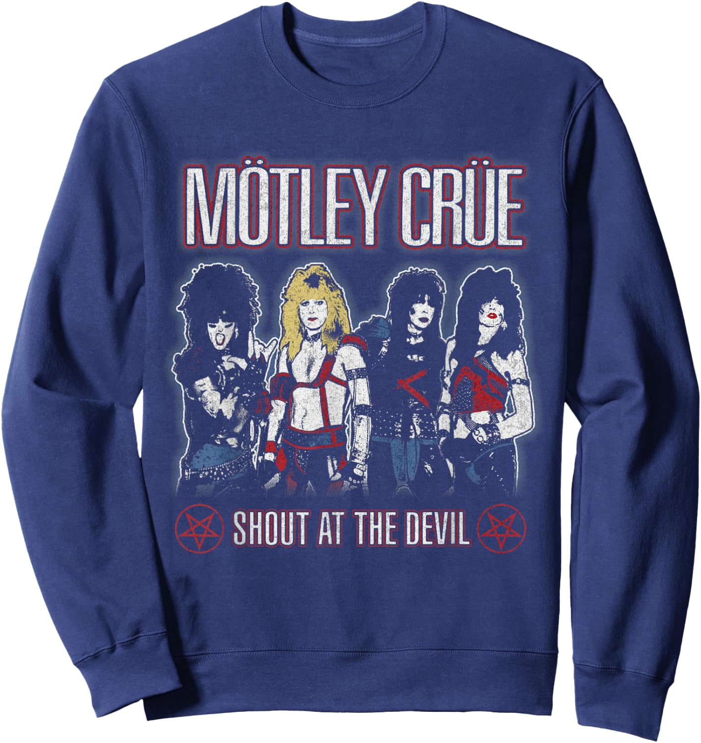 Mötley Crüe Shout At The Devil Sweatshirt - Sweatshirt | Navy