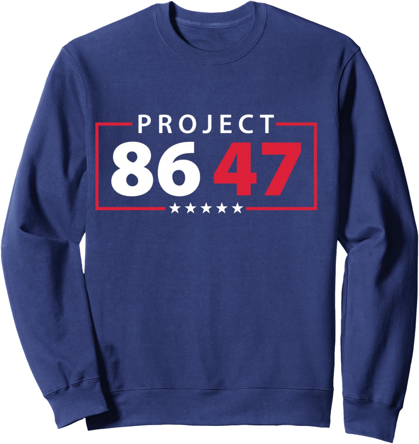 Project 8647 Resist Subtle Foxtrot Delta Tango Protest Sweatshirt - Sweatshirt | Navy
