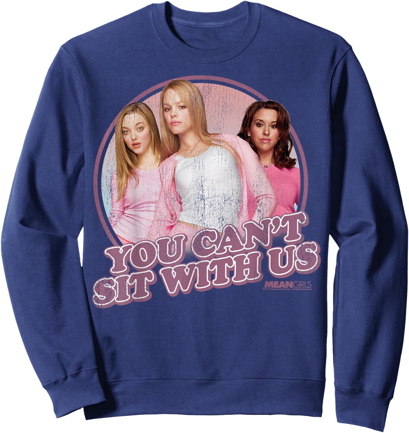 Mean Girls You Cant Sit with Us Graphic Sweatshirt - Sweatshirt | Navy