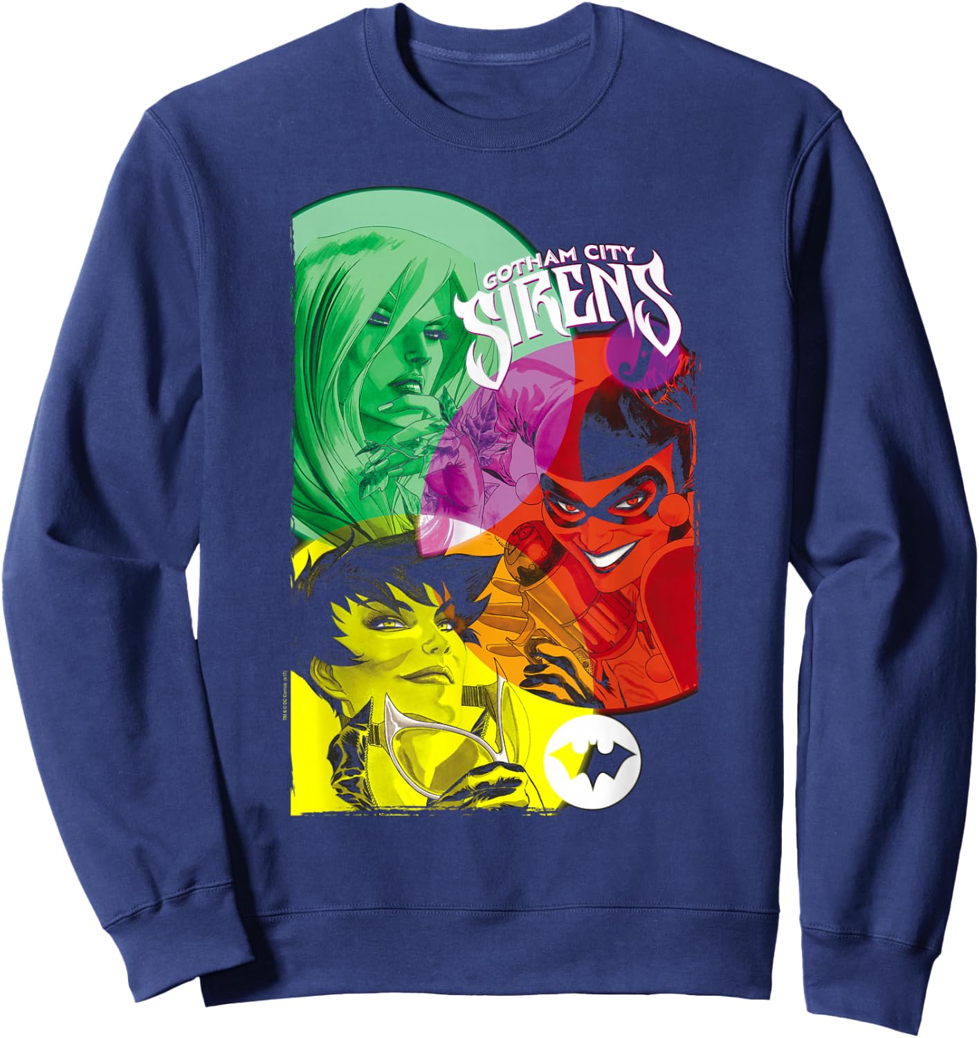 Batman Gotham Sirens Sweatshirt - Sweatshirt | Navy