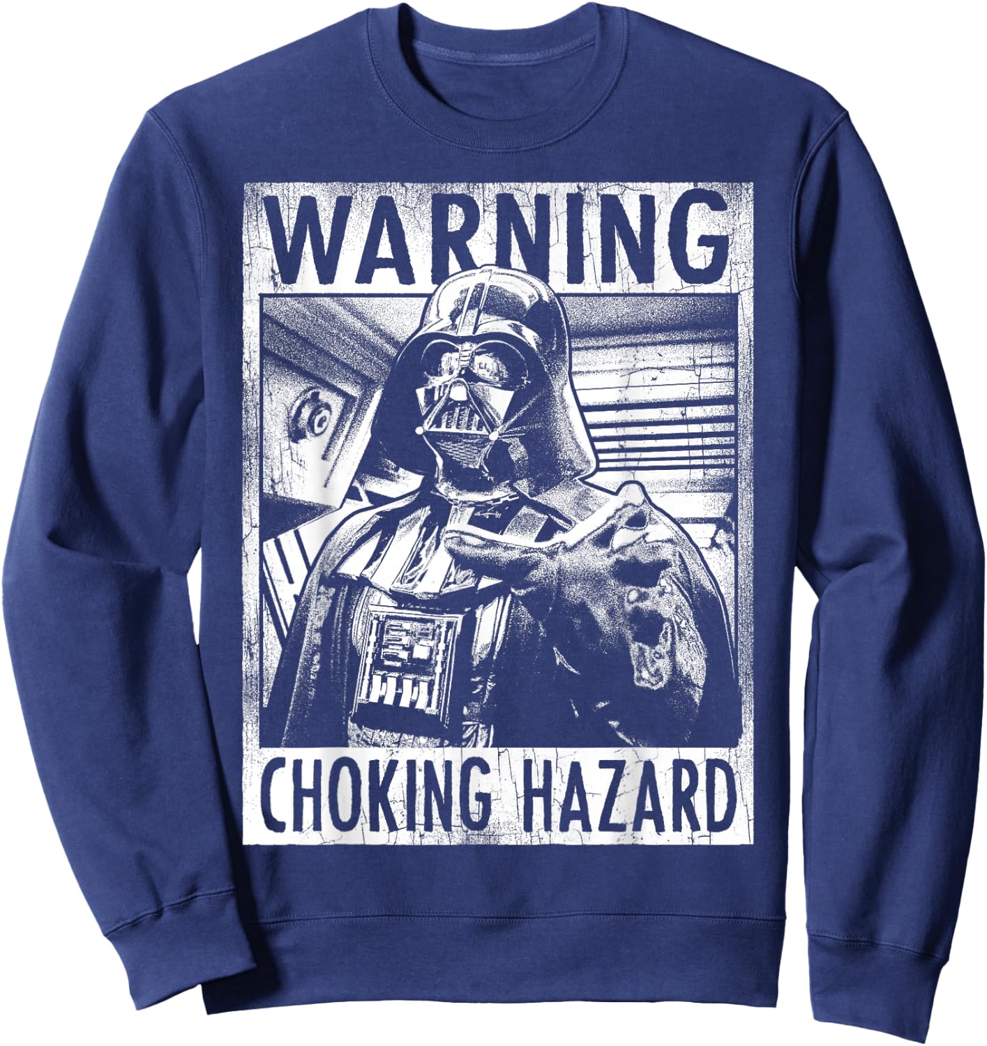 Star Wars Darth Vader Choking Hazard Vintage C1 Sweatshirt - Sweatshirt | Navy