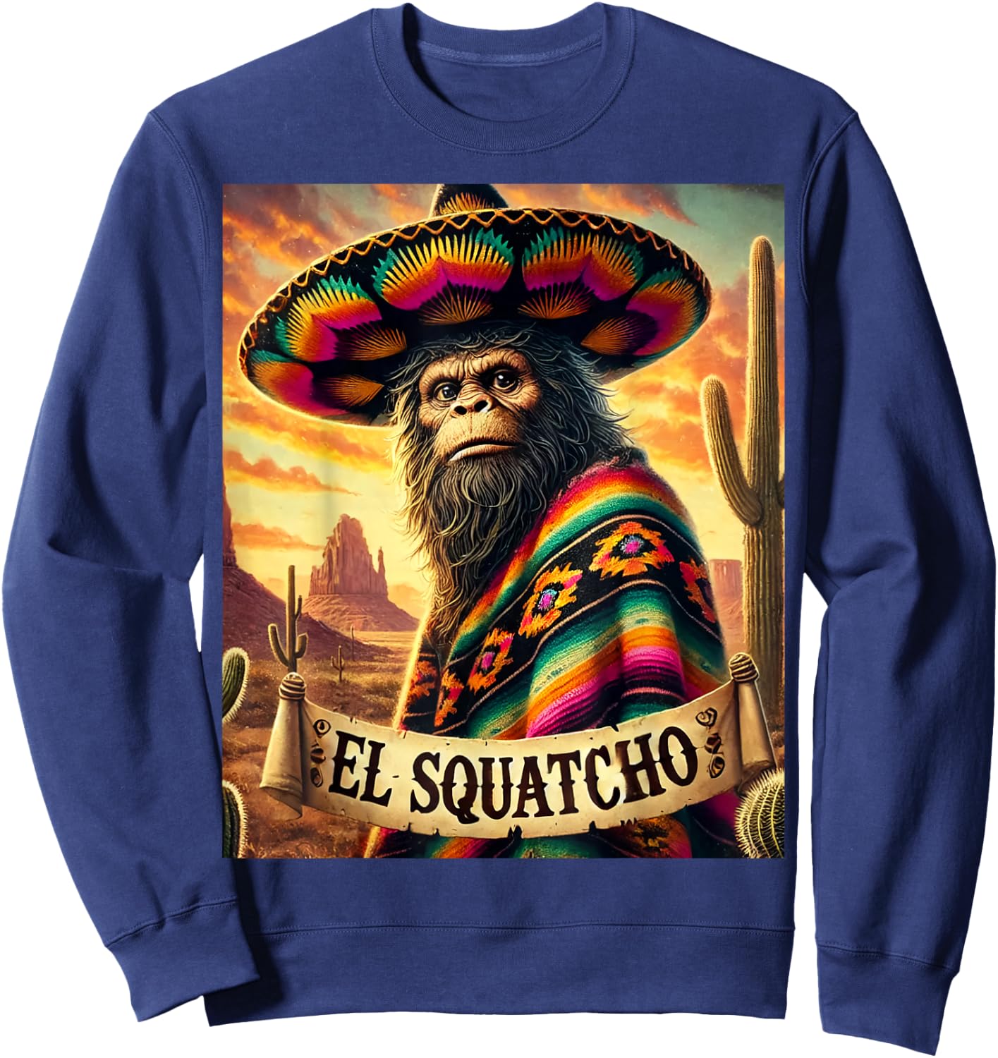 El Squatcho Sweatshirt - Sweatshirt | Navy