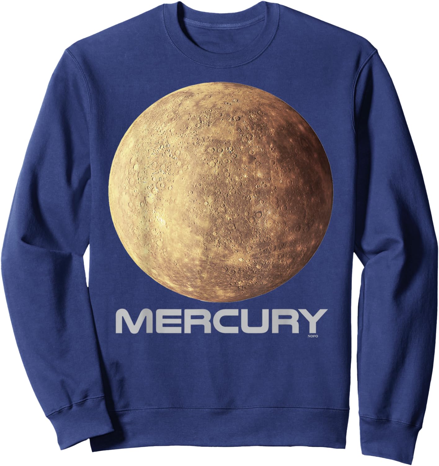 Mercury Shirt, Solar System Planet Sweatshirt - Sweatshirt | Navy