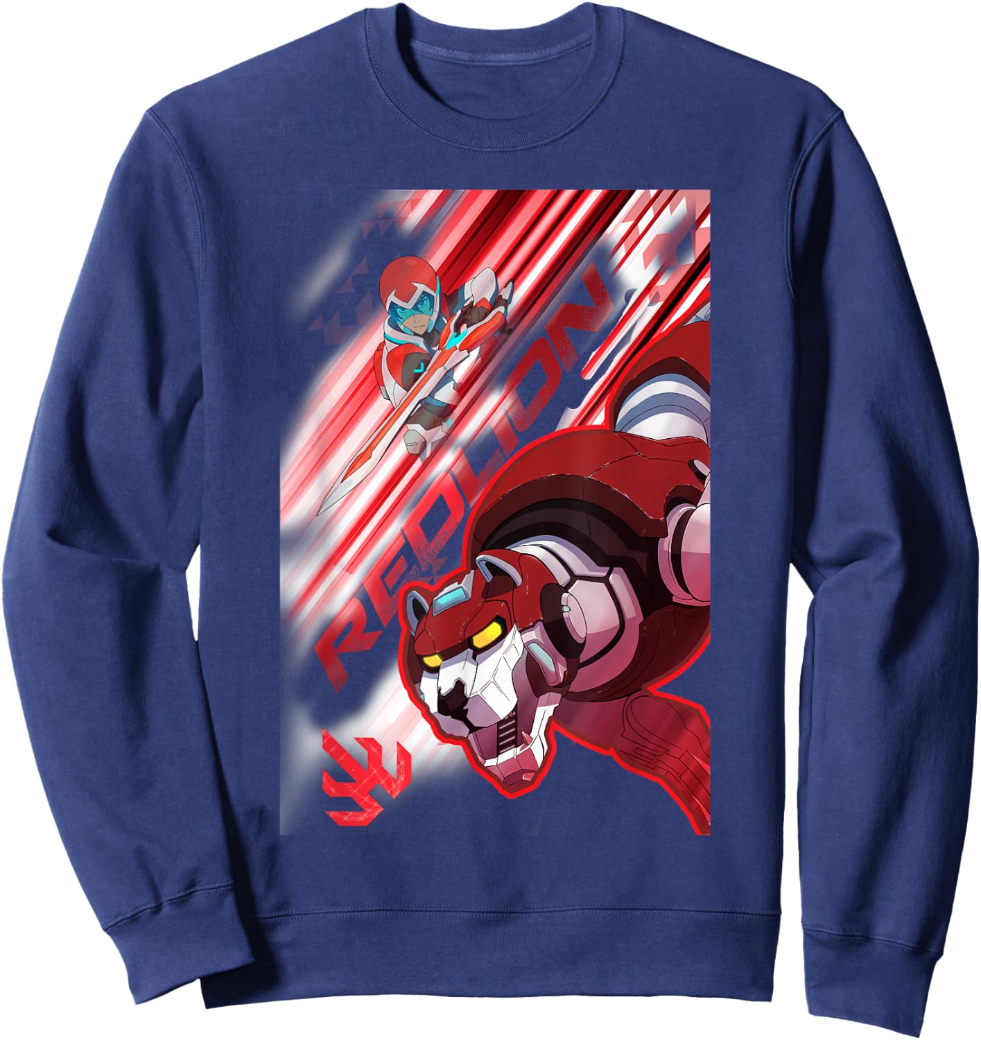 Voltron Legendary Defender Red Lion Keith Sweatshirt - Sweatshirt | Navy