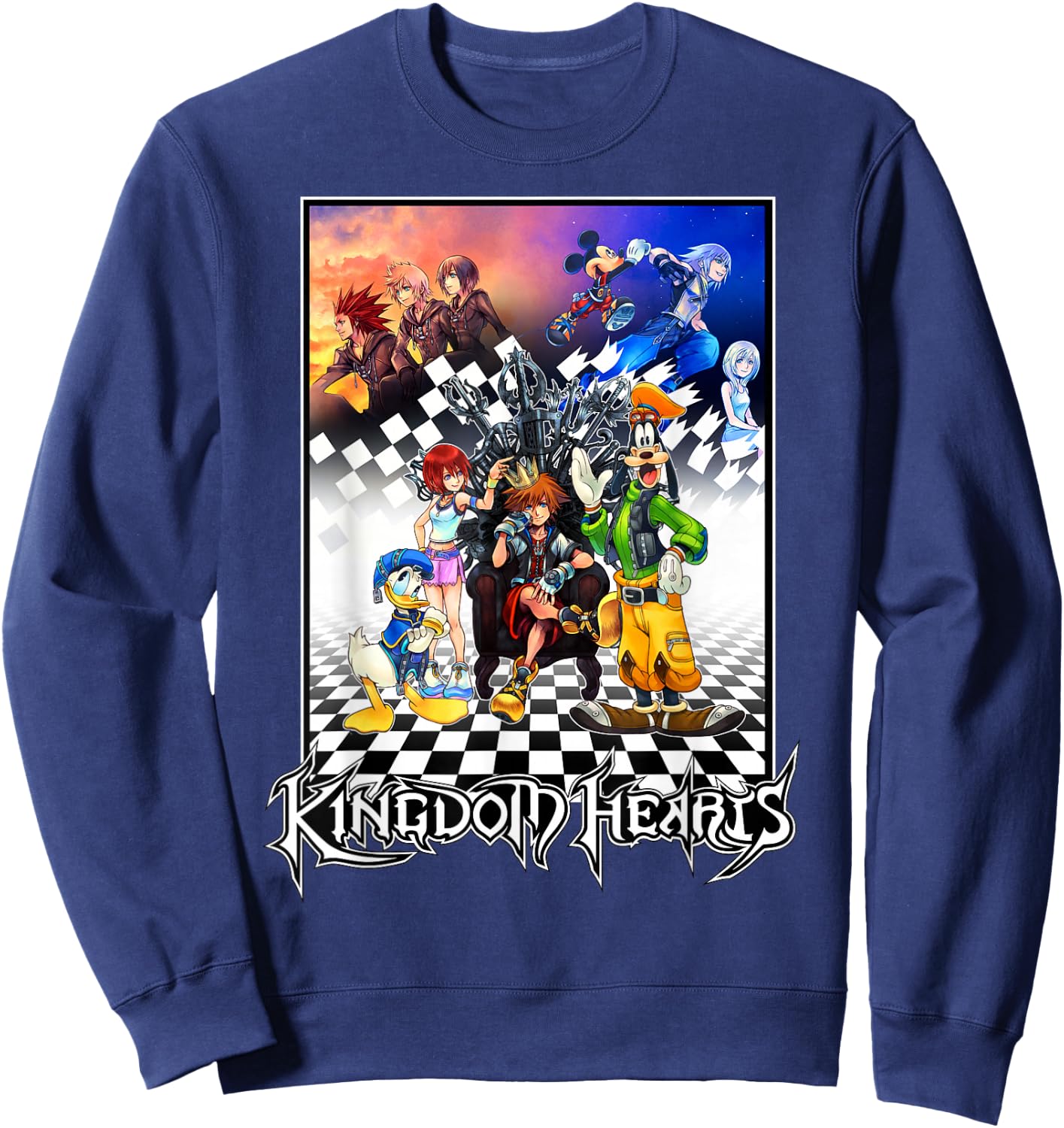 Disney - Kingdom Hearts Throne Sweatshirt - Sweatshirt | Navy