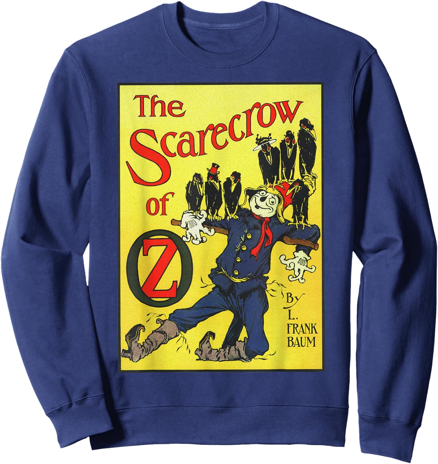 Retro Scarecrow Of OZ Shirt Art-Vintage The Wizard Of OZ Sweatshirt - Sweatshirt | Navy