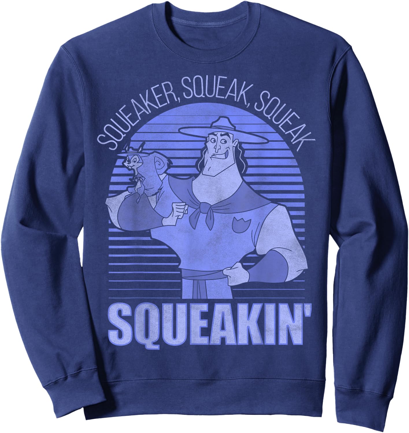Disney Emperor's New Groove Kronk Squeakin' Squeaker Sweatshirt - Sweatshirt | Navy