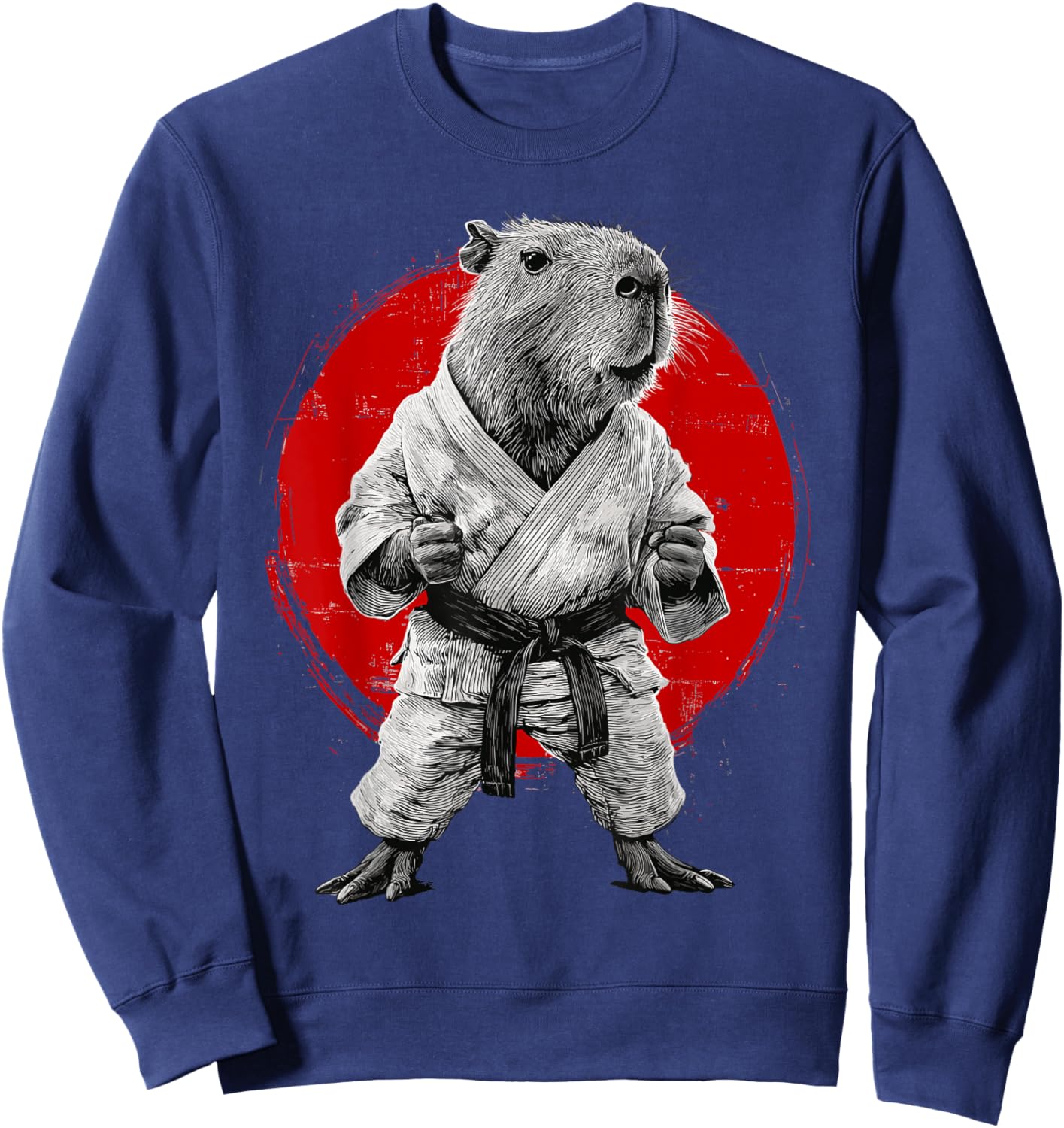 Karate & Judo | Japanese Martial Arts, Japan, Capybara Sweatshirt - Sweatshirt | Navy