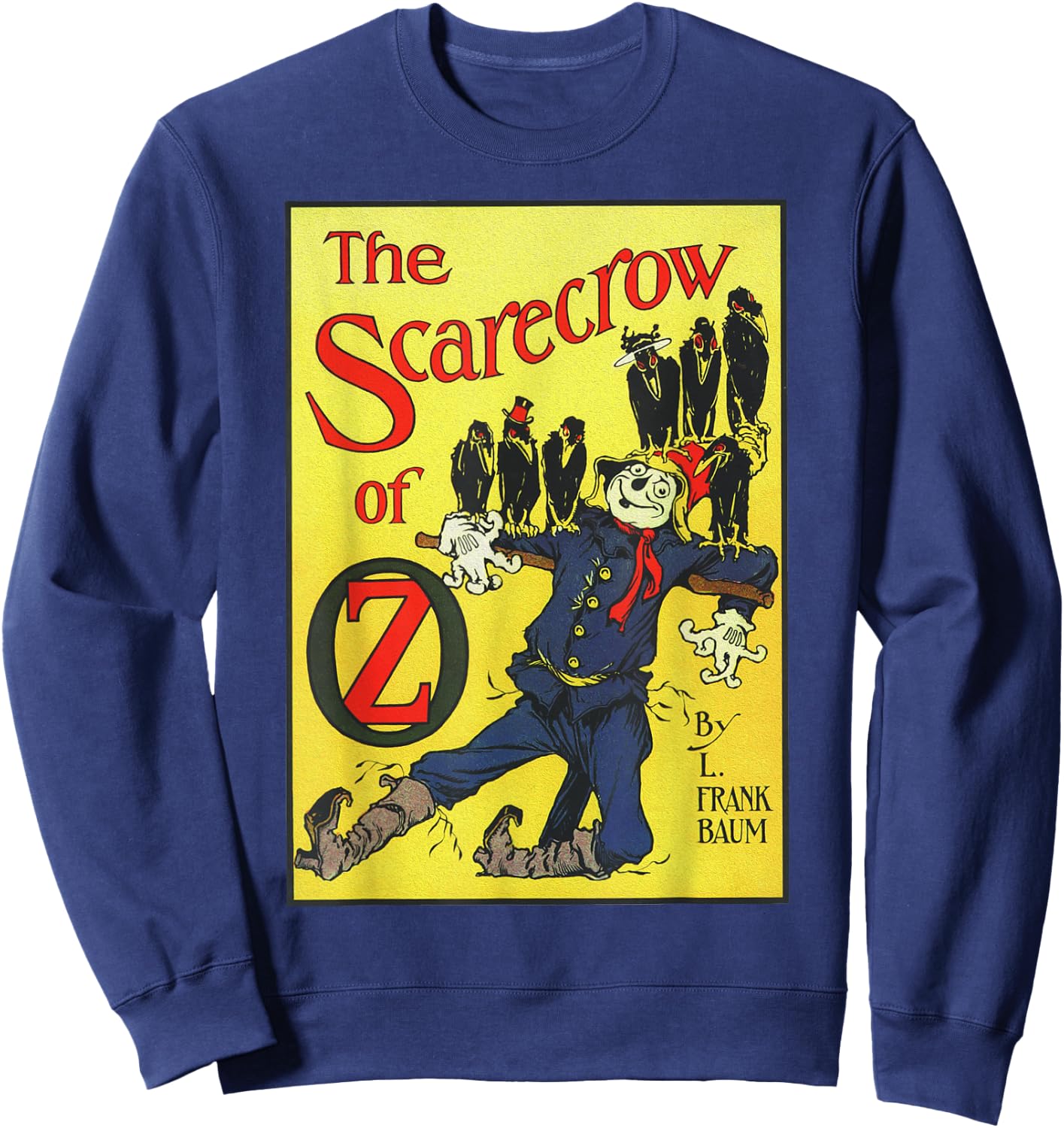 Retro Wizard of OZ Book Series Scarecrow of OZ Sweatshirt - Sweatshirt | Navy
