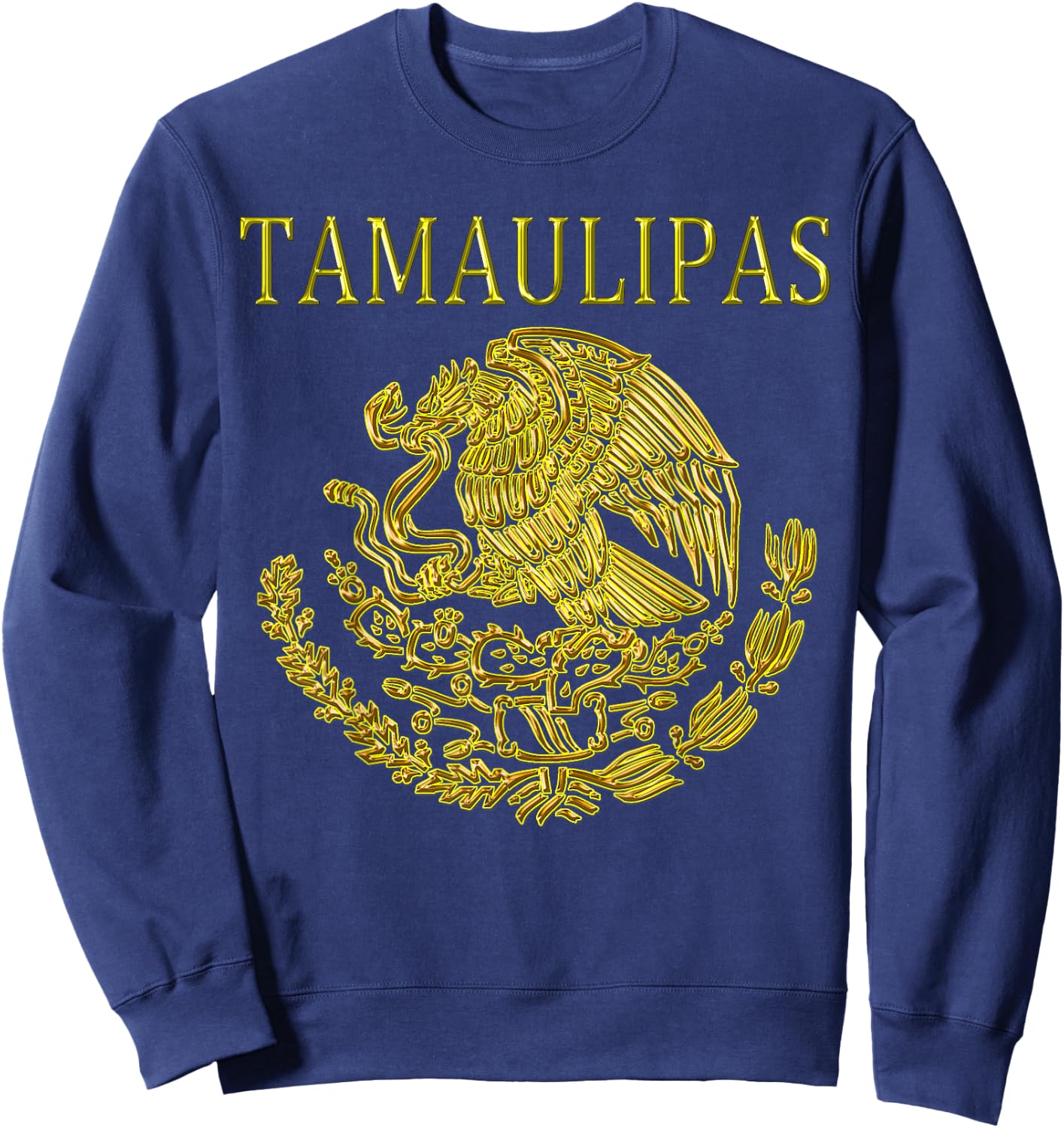 Tamaulipas mexican camisa mexican shirt Sweatshirt - Sweatshirt | Navy