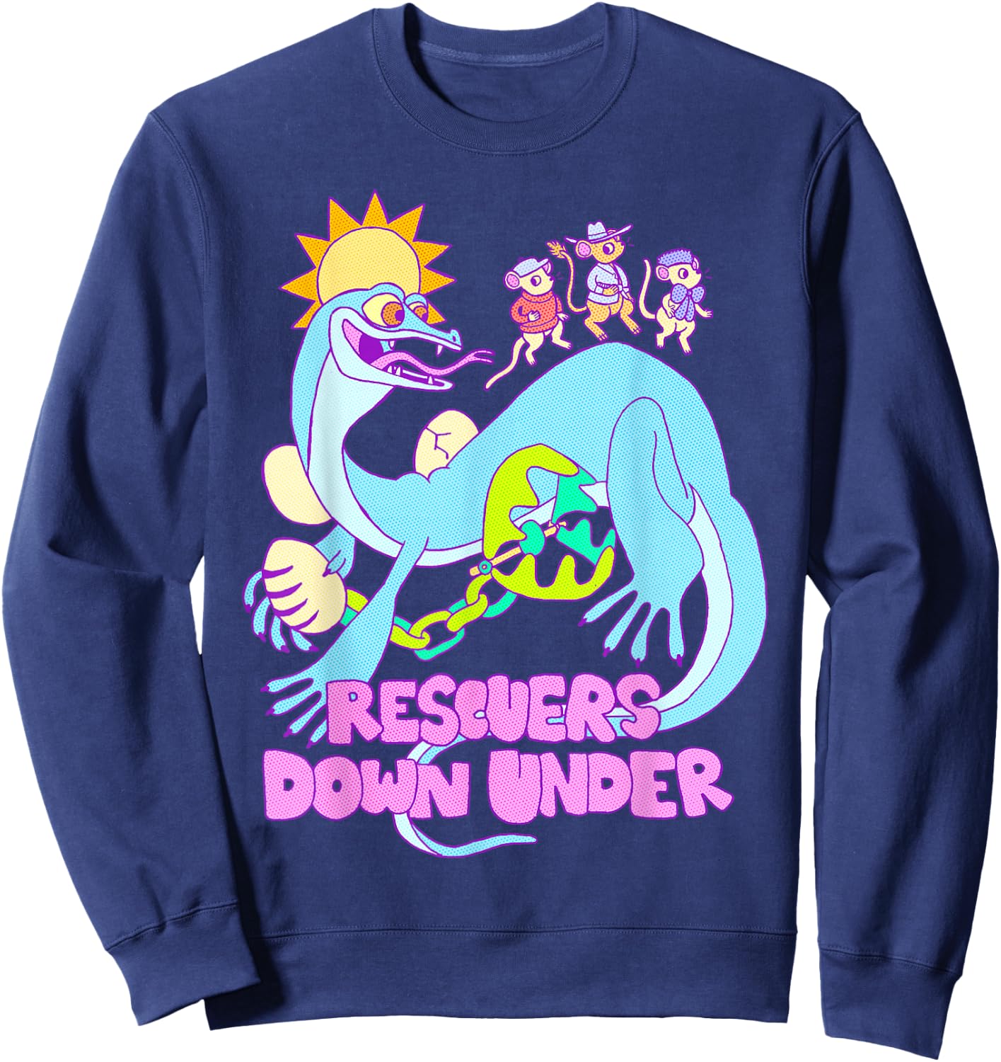 Disney Rescuers Down Under Joanna Stealing Graphic Sweatshirt - Sweatshirt | Navy