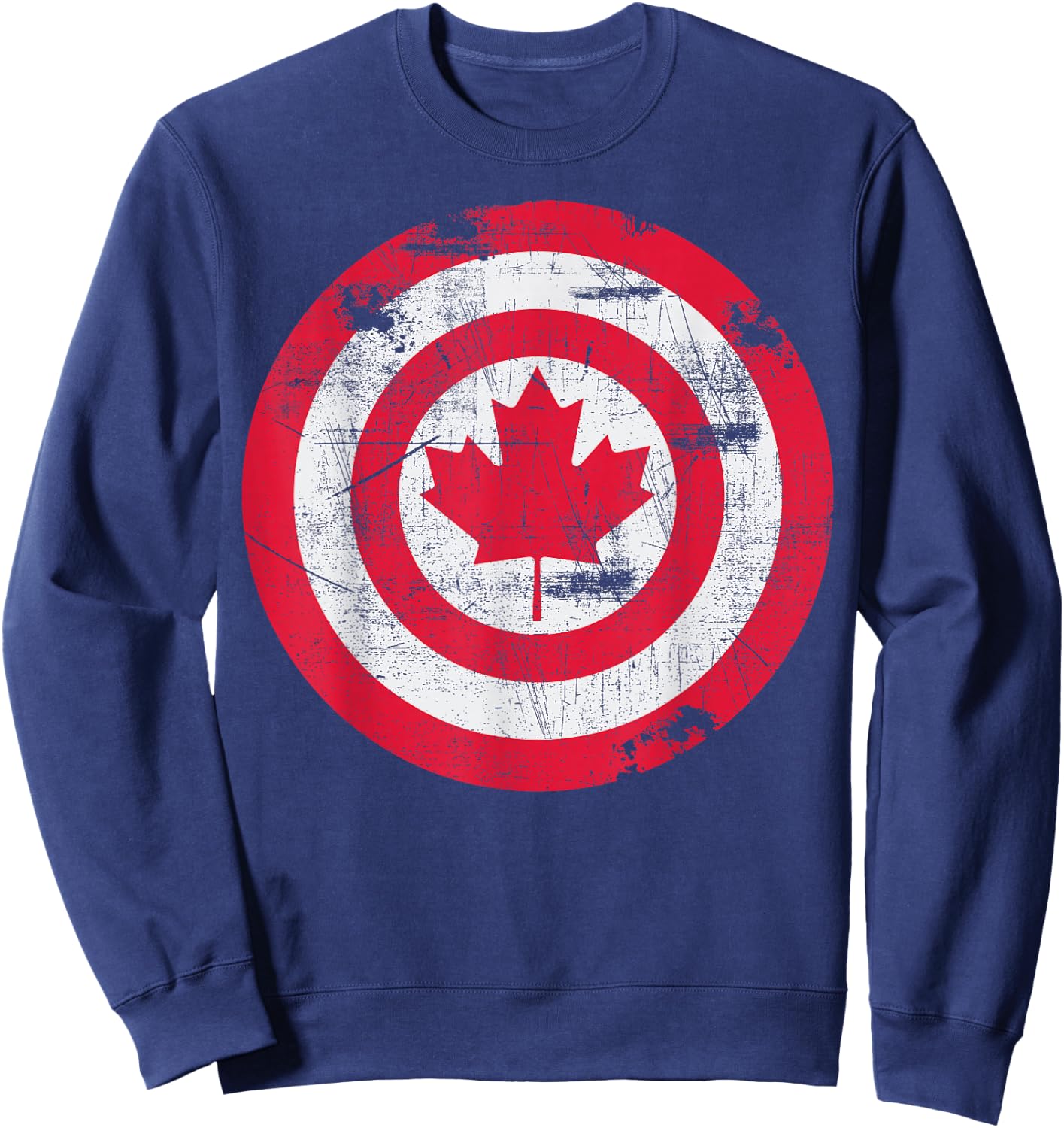Captain Canada Flag Sweatshirt - Sweatshirt | Navy
