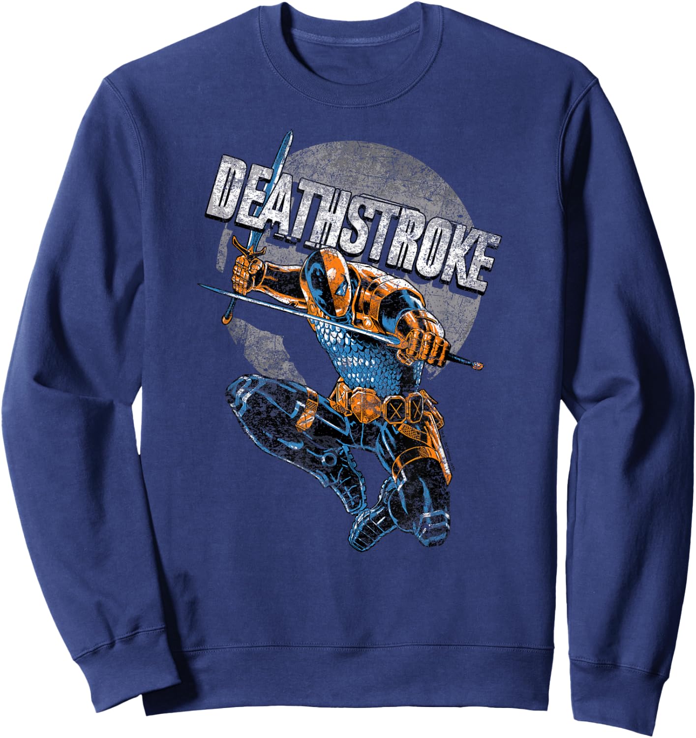 Batman Deathstroke Retro Sweatshirt - Sweatshirt | Navy