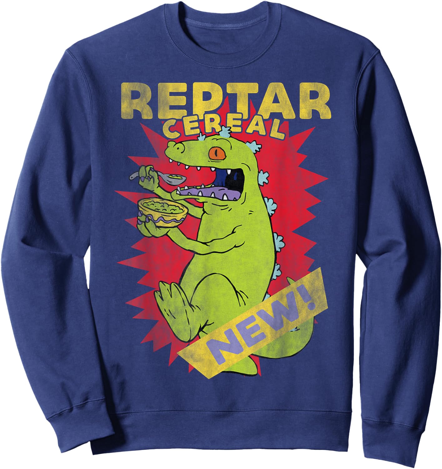 Nickelodeon Reptar Cereal Sweatshirt - Sweatshirt | Navy