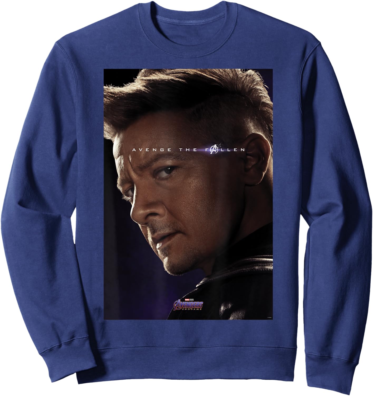 Marvel Avengers Endgame Hawkeye What Ever It Takes Poster Sweatshirt - Sweatshirt | Navy