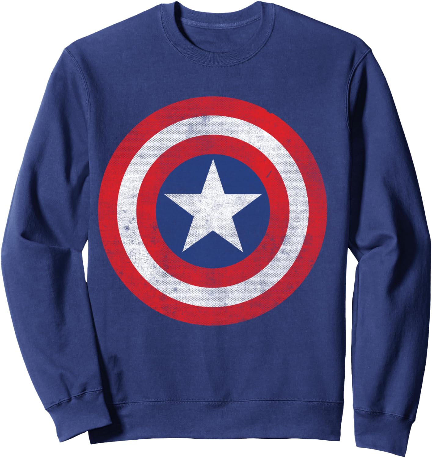 Marvel Captain America Classic Shield Sweatshirt - Sweatshirt | Navy